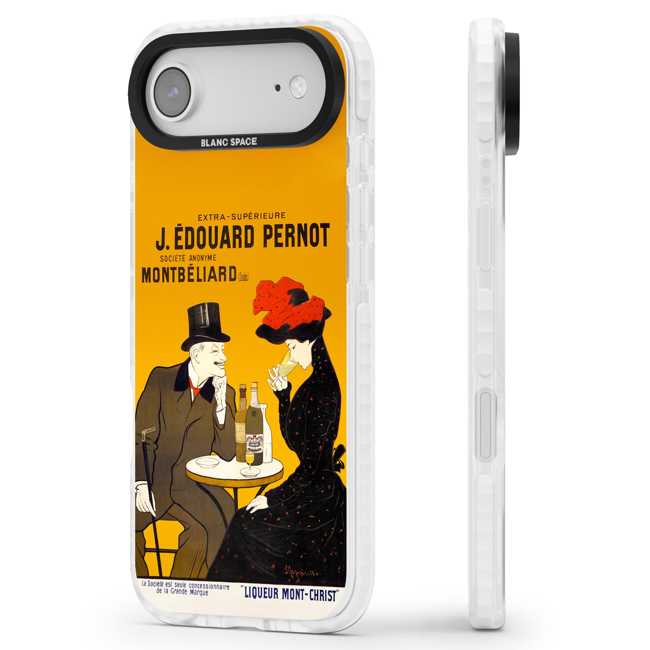 Absinthe, J.Edouard Pernot Poster iPhone 17 Air Impact Clear Phone Case Side Profile