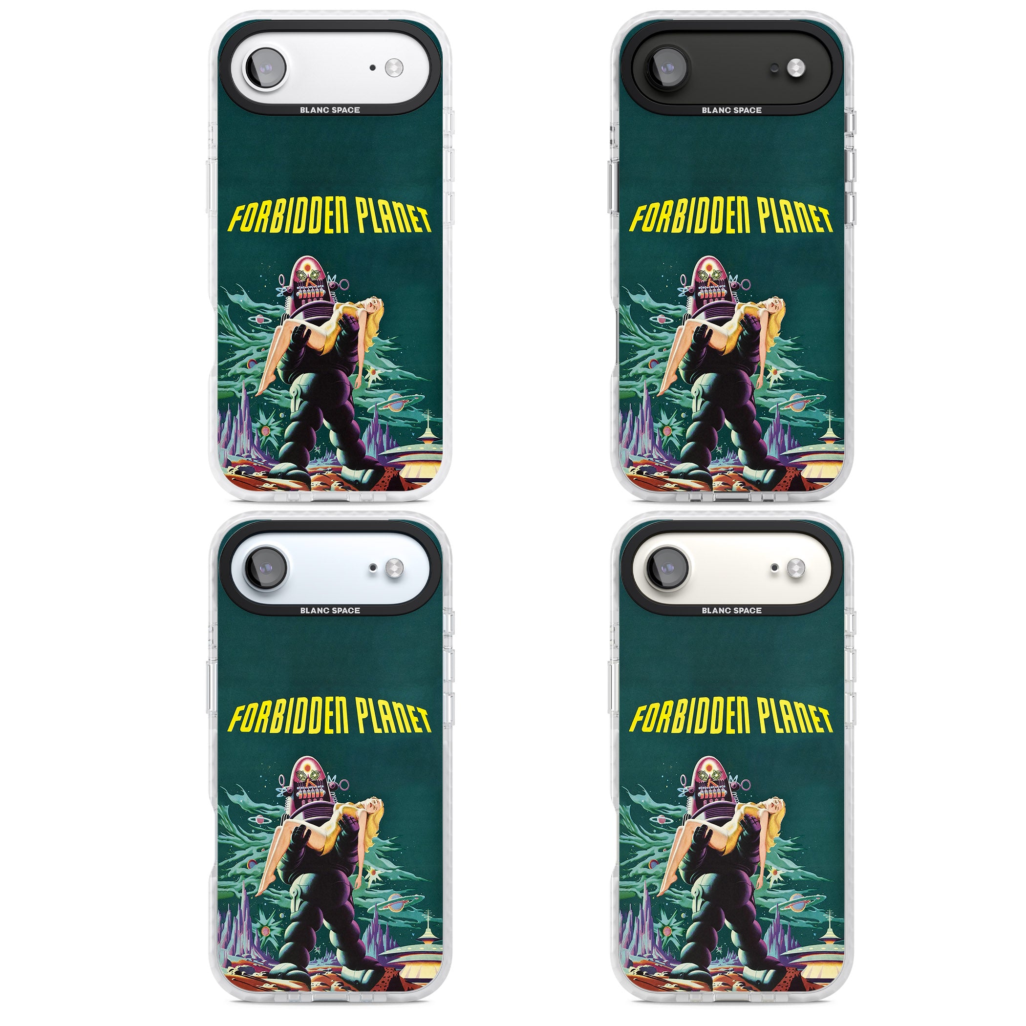 Forbidden Planet Poster iPhone 17 Air Impact Clear Phone Case APT Impact Protection