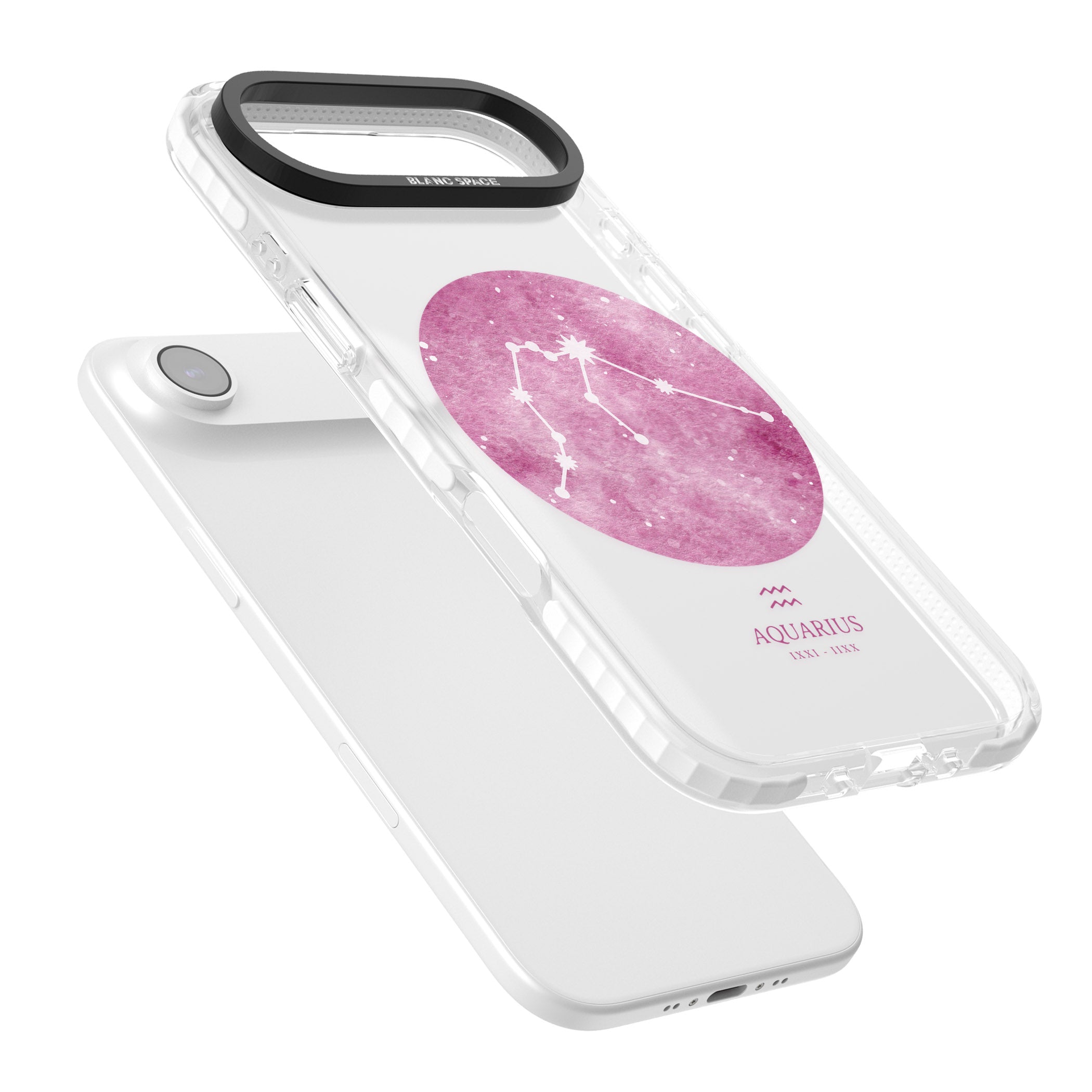 Aquarius Zodiac iPhone 17 Air Impact Clear Phone Case Colours