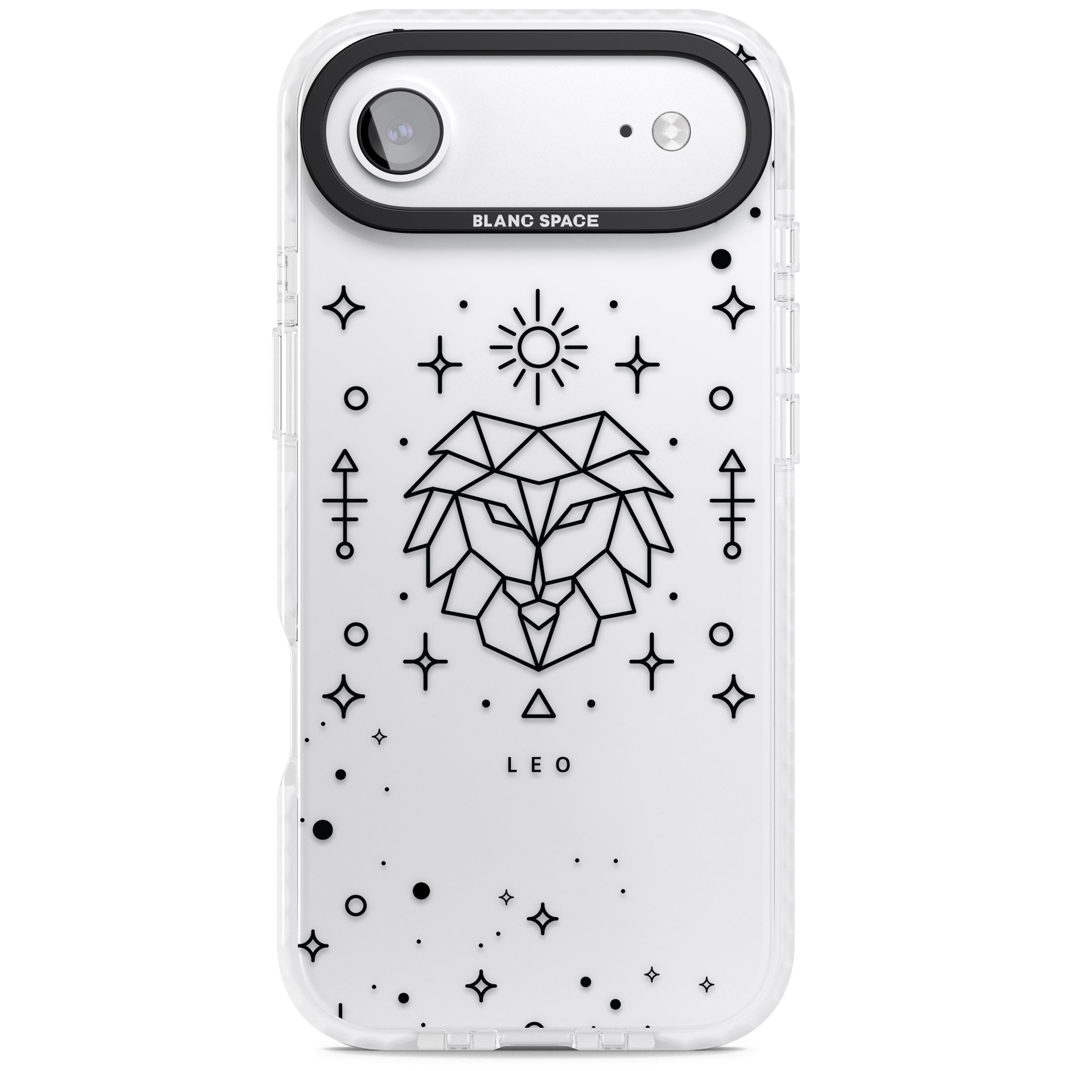 Leo Zodiac iPhone 17 Air Impact Clear Phone Case