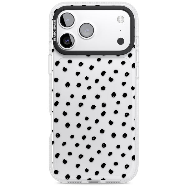 Messy Black Dot Pattern