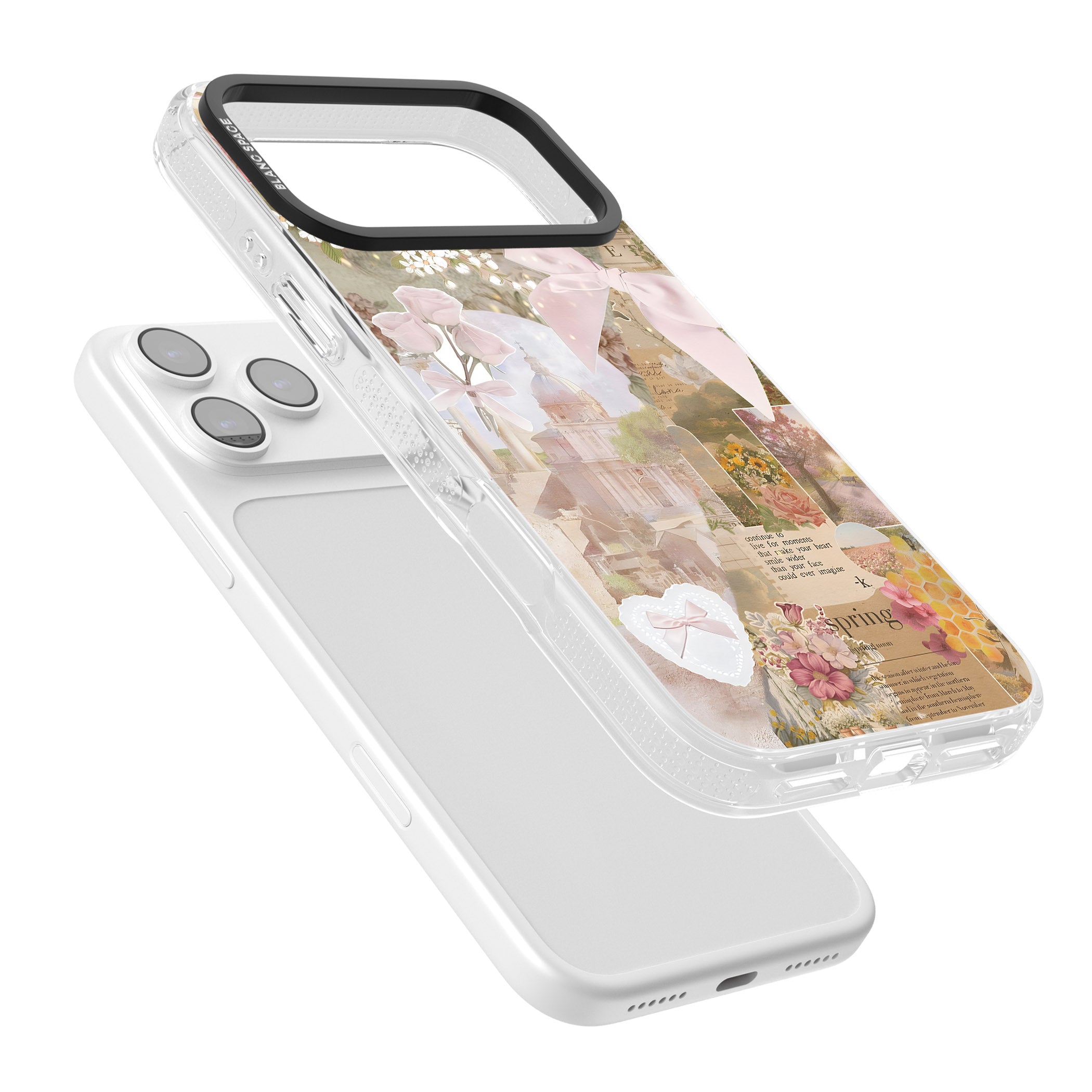 Coquette Collage iPhone 17 Pro Max Impact Air Clear Phone Case Colours