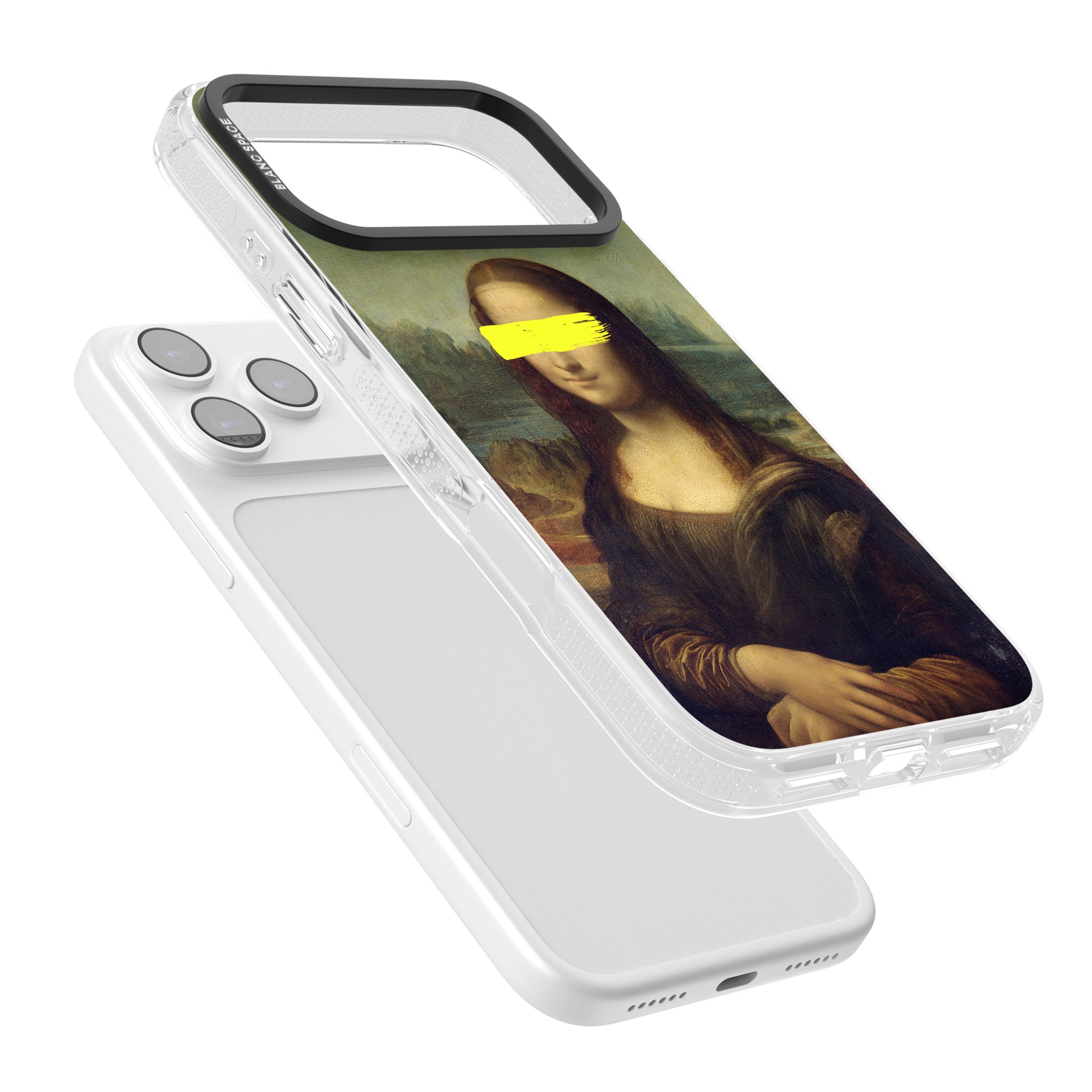 Vandaled Mona Lisa iPhone 17 Pro Max Impact Air Clear Phone Case Colours