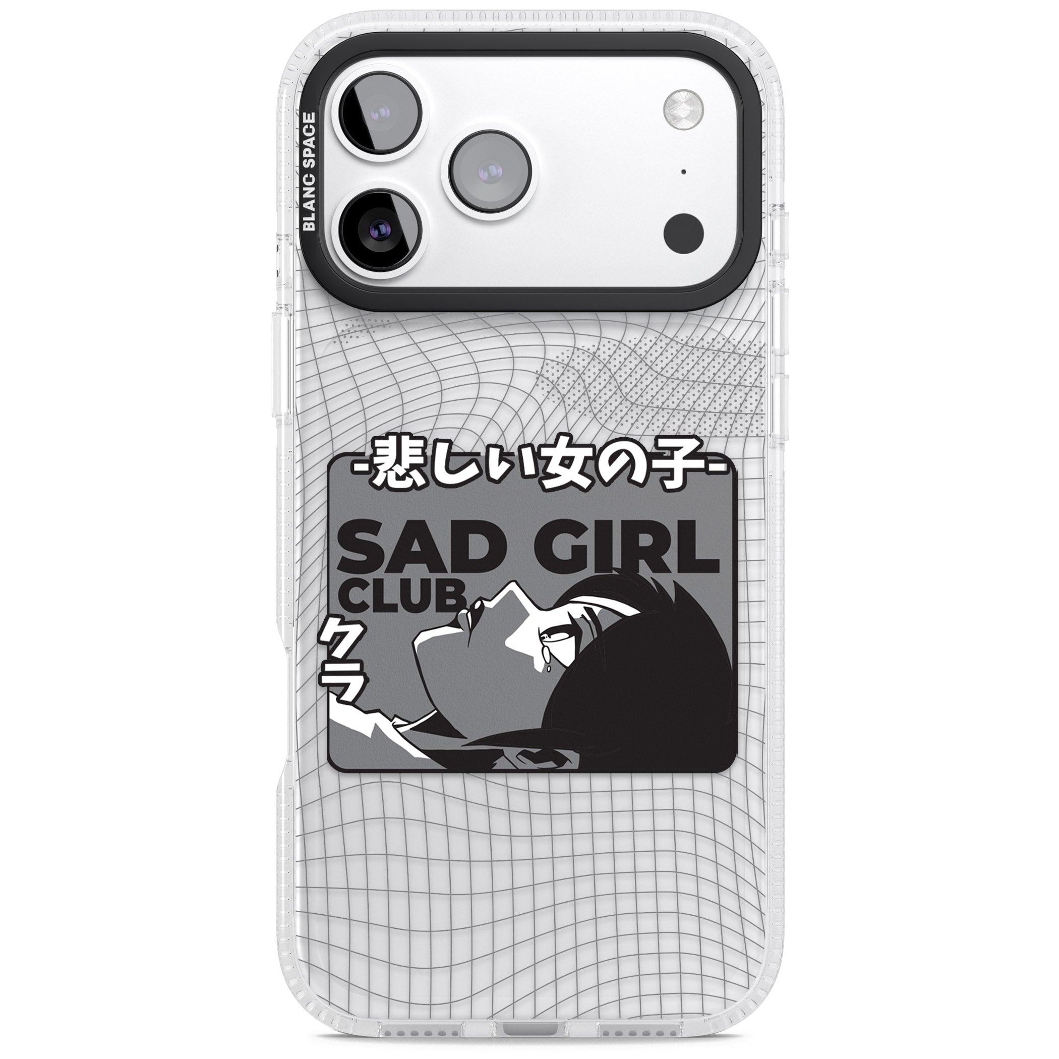 Sad Girl Club iPhone 17 Pro Max Impact Air Clear Phone Case