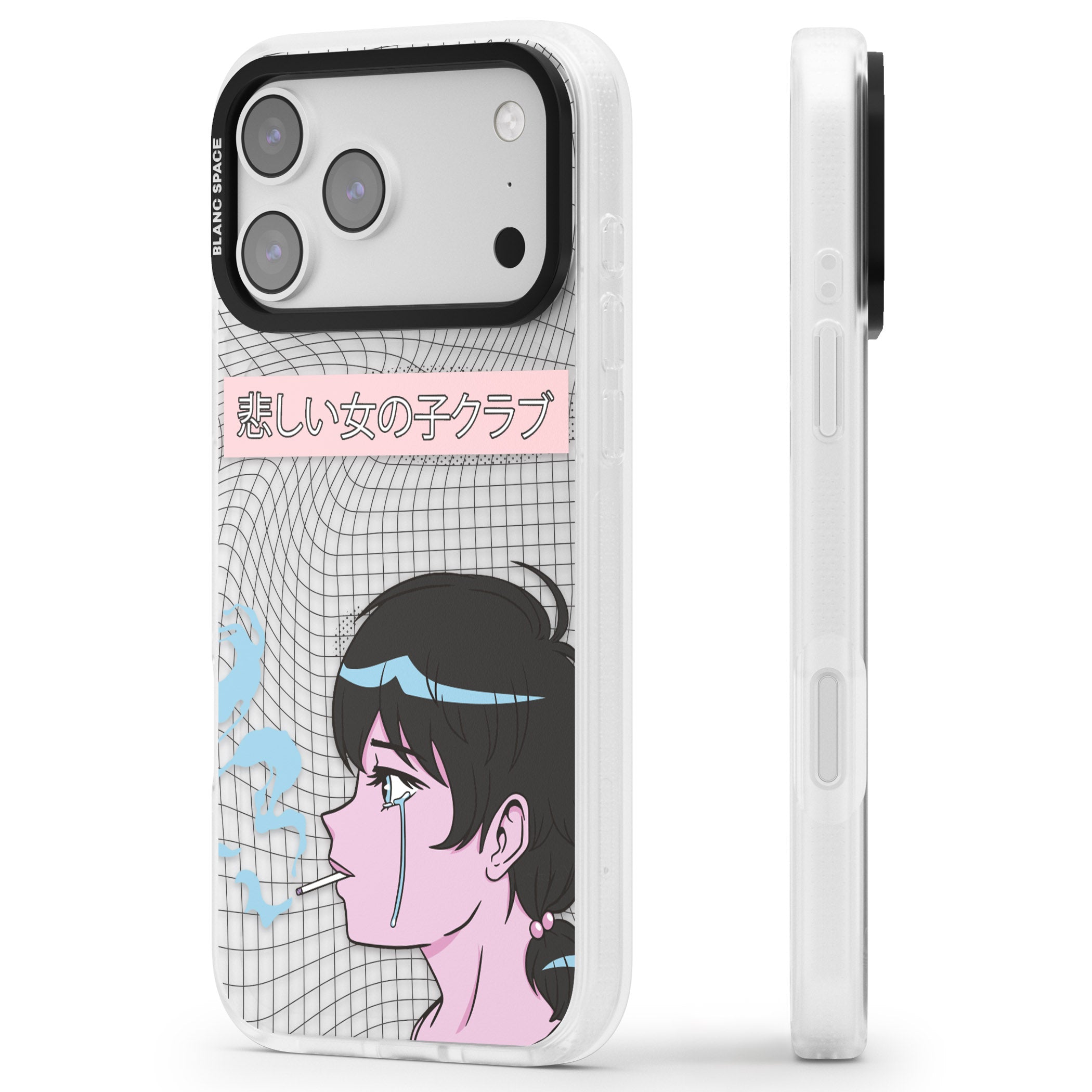 Lost Love iPhone 17 Pro Max Impact Air Clear Phone Case Side Profile