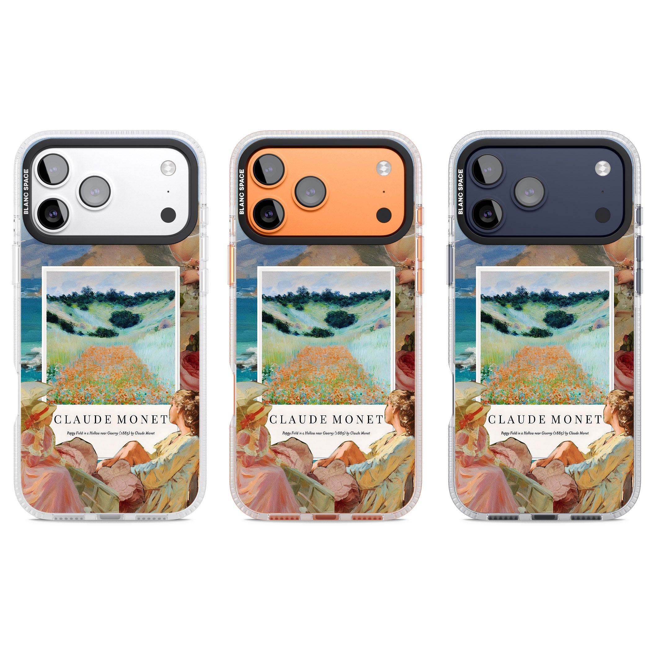 Monet Poppy Field iPhone 17 Pro Impact Air Clear Phone Case APT Impact Protection