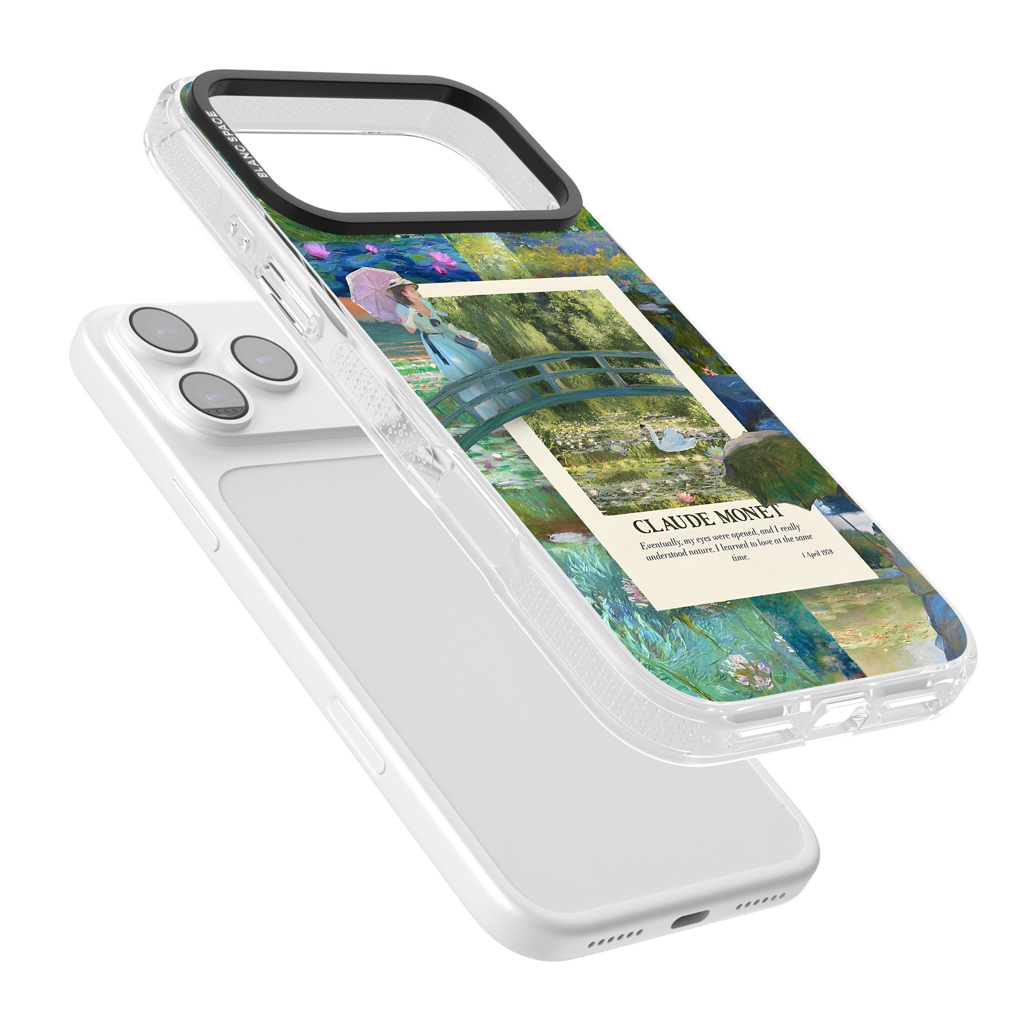 Monet Gardens iPhone 17 Pro Max Impact Air Clear Phone Case Colours