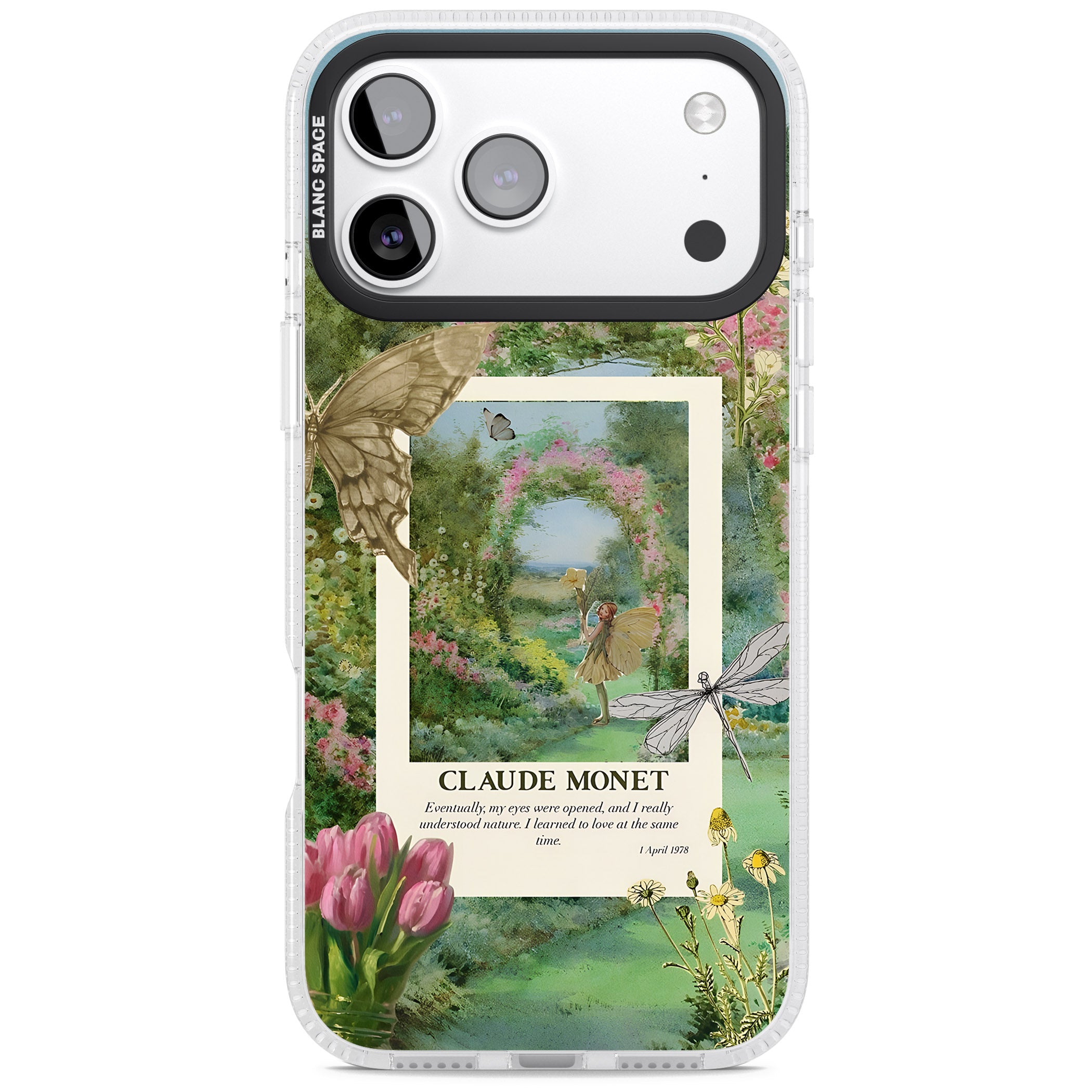 Monet Fairy Garden iPhone 17 Pro Max Impact Air Clear Phone Case