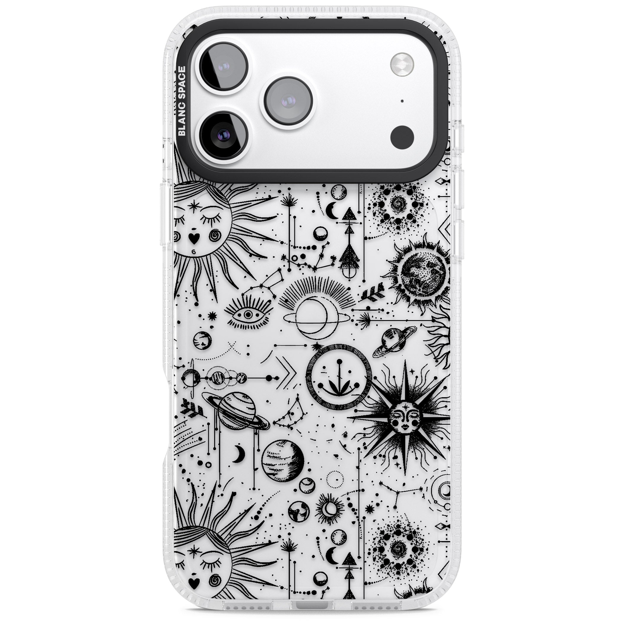 Cosmic Zodiac iPhone 17 Pro Max Impact Air Clear Phone Case