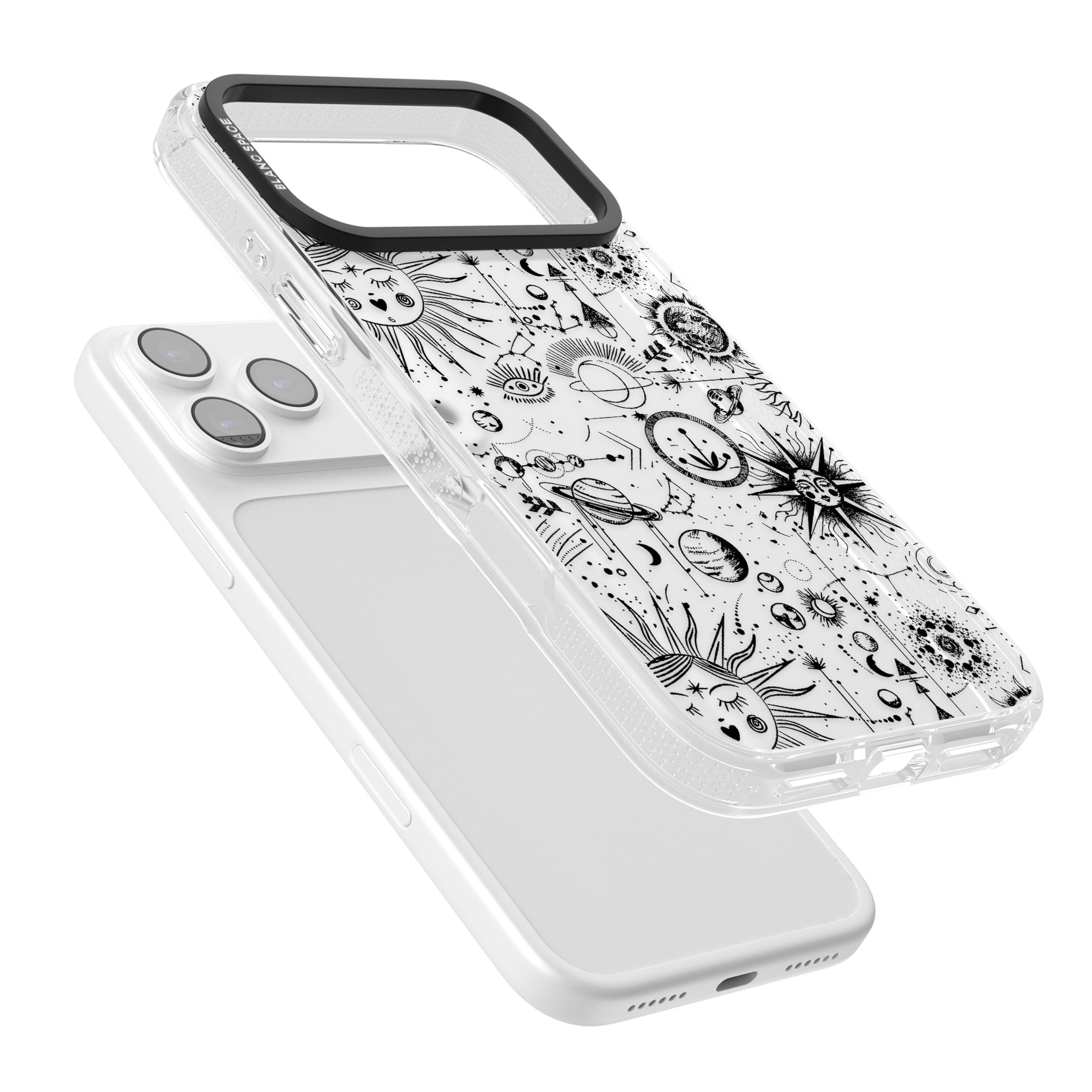 Cosmic Zodiac iPhone 17 Pro Max Impact Air Clear Phone Case Colours