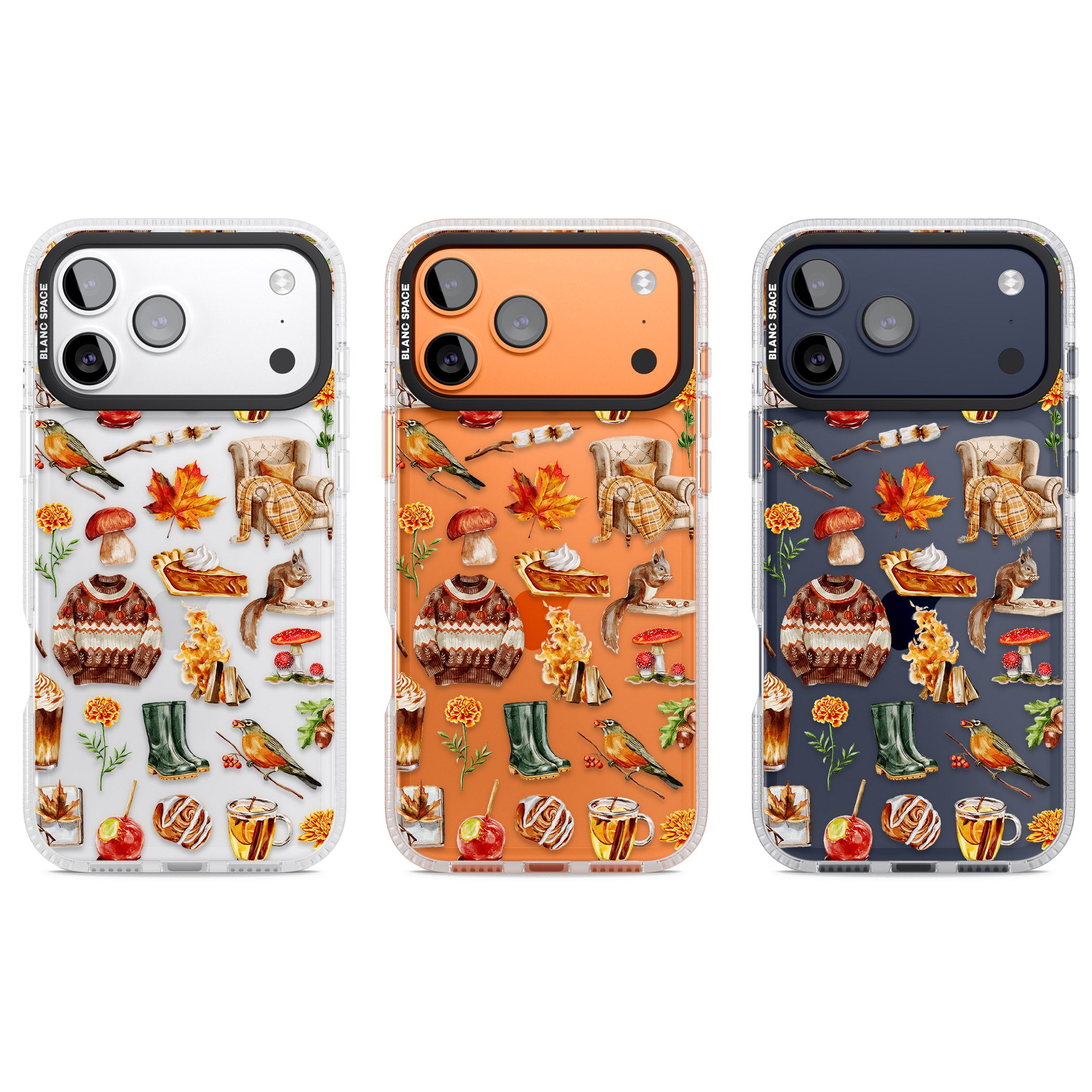 Cozy Autumn Aesthetic iPhone 17 Pro Impact Air Clear Phone Case APT Impact Protection