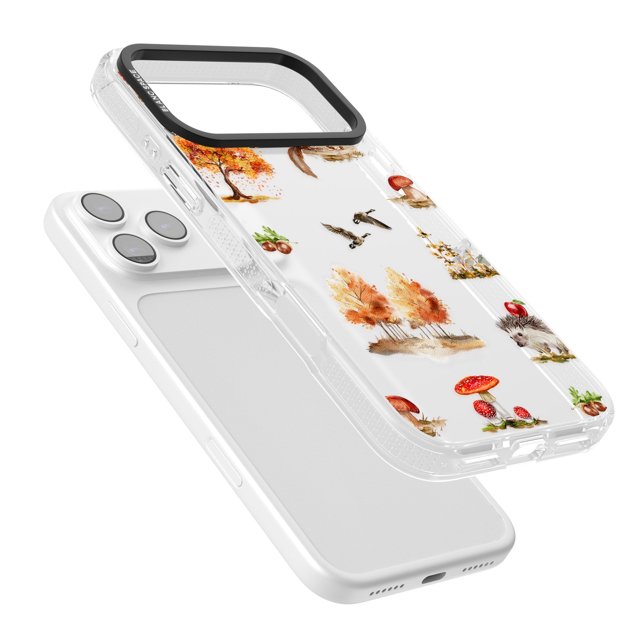 Fall Forest Friends iPhone 17 Pro Max Impact Air Clear Phone Case Colours