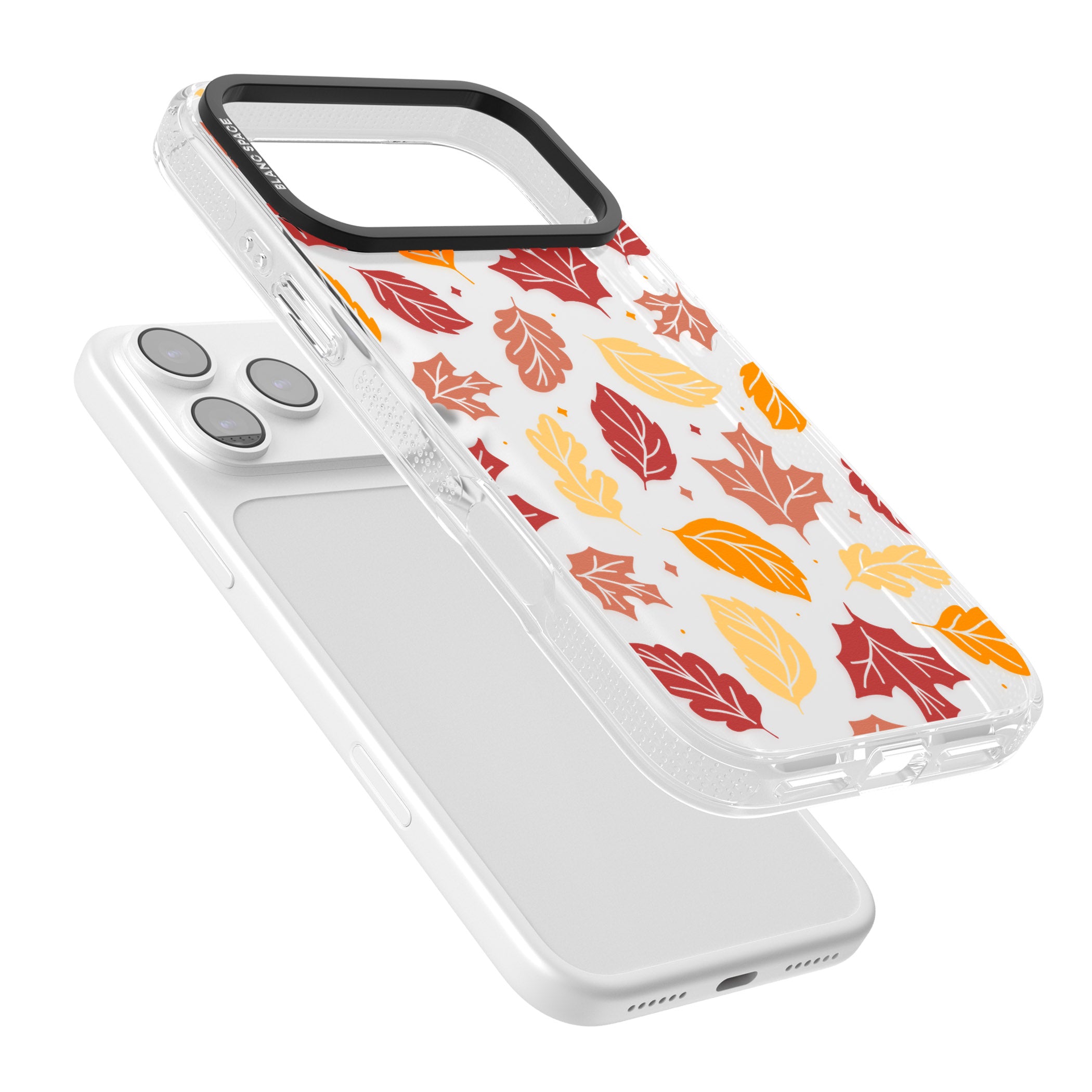 Autumn Leaves iPhone 17 Pro Max Impact Air Clear Phone Case Colours
