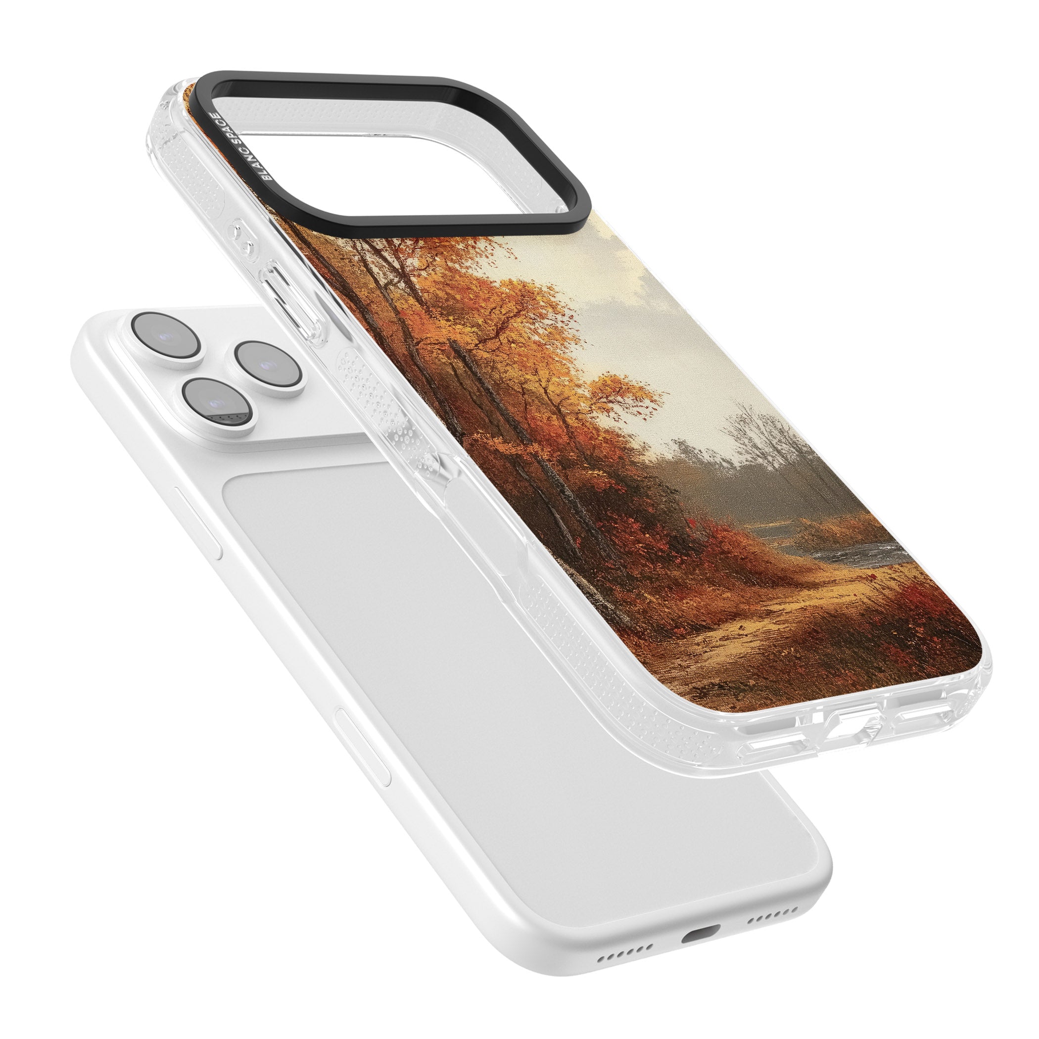Vintage Autumn Oil Painting iPhone 17 Pro Max Impact Air Clear Phone Case Colours