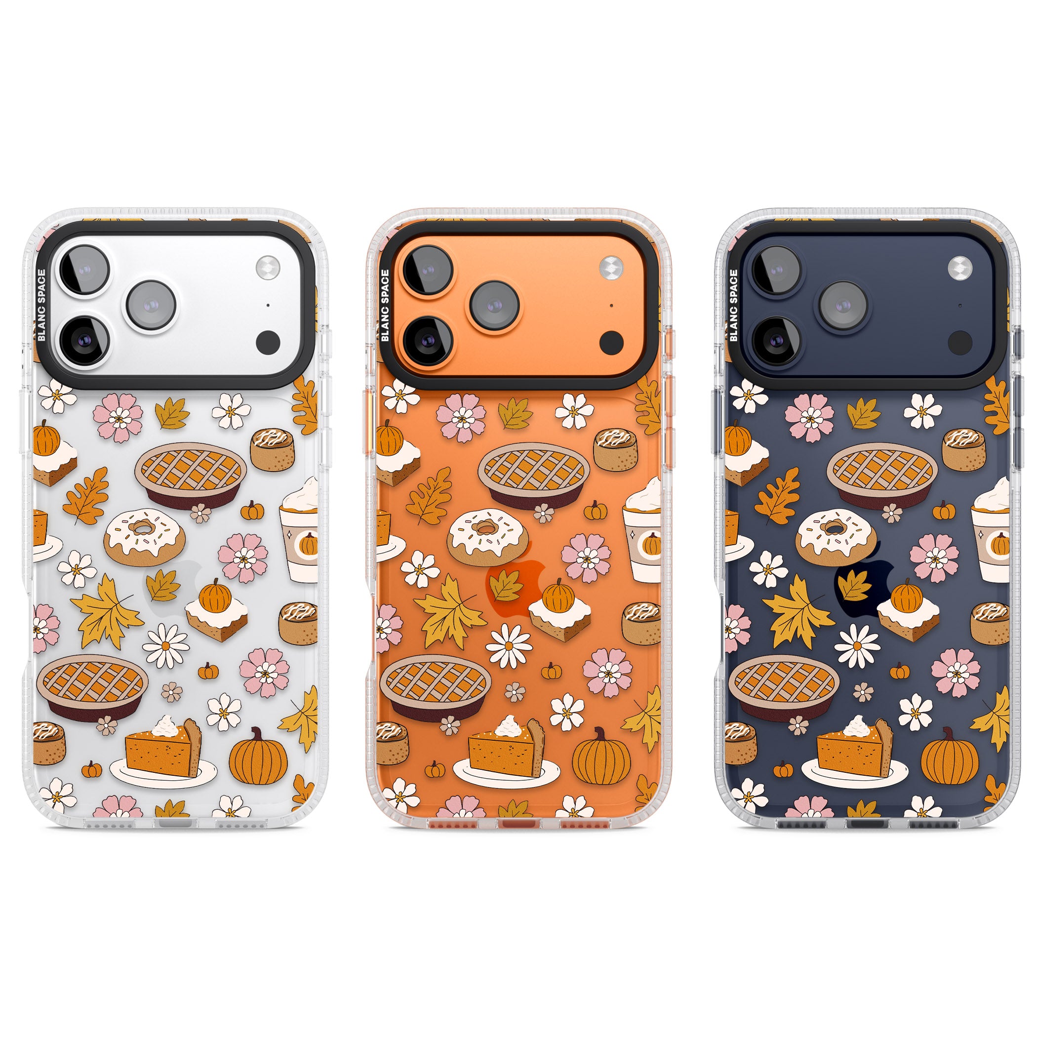 Pumpkin Pie Autumn Treats iPhone 17 Pro Impact Air Clear Phone Case APT Impact Protection
