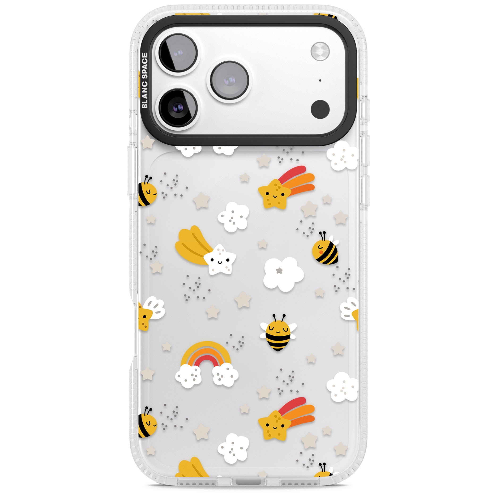 Busy Bee iPhone 17 Pro Max Impact Air Clear Phone Case