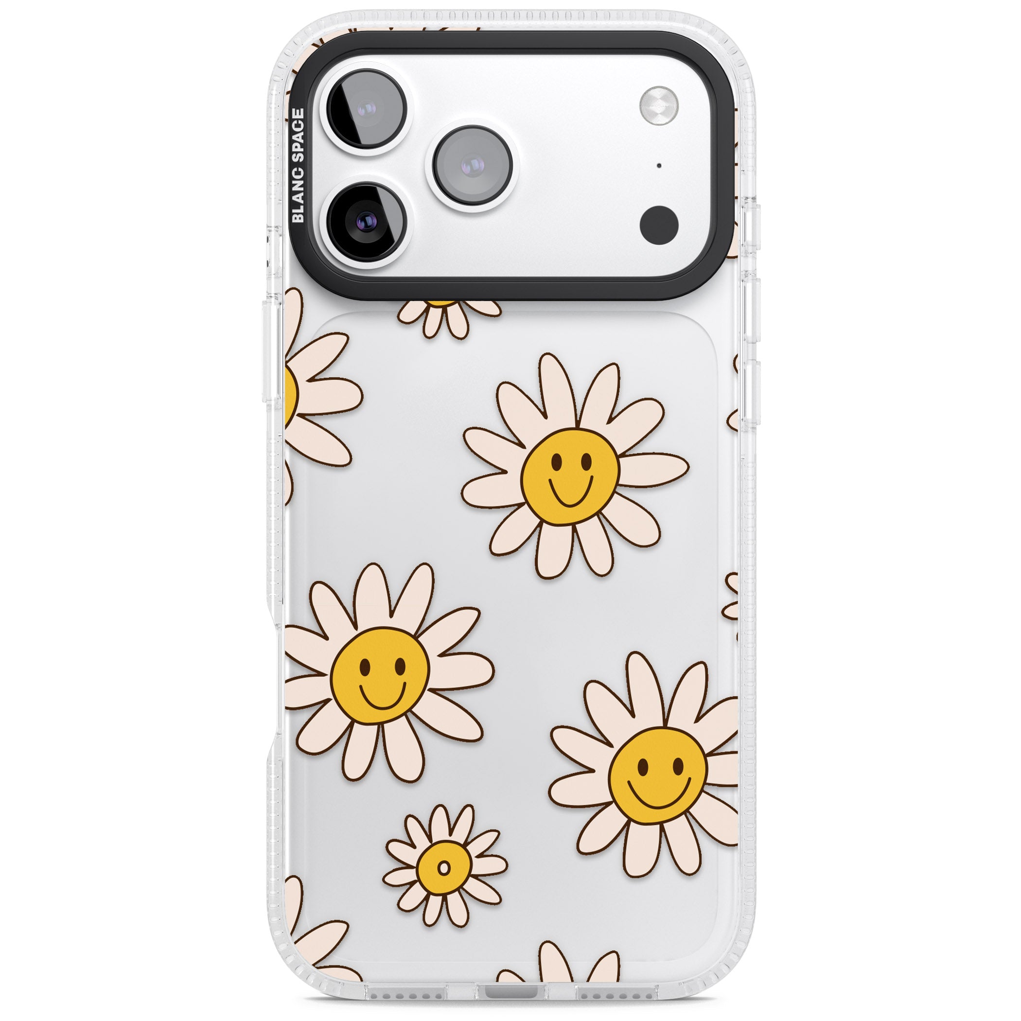 Daisy Faces iPhone 17 Pro Max Impact Air Clear Phone Case