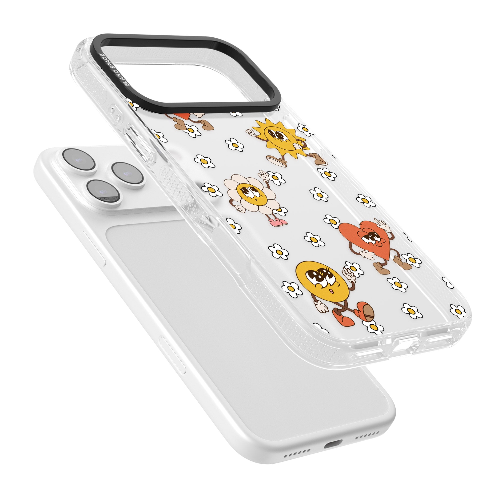 Daisies & Friends iPhone 17 Pro Max Impact Air Clear Phone Case Colours