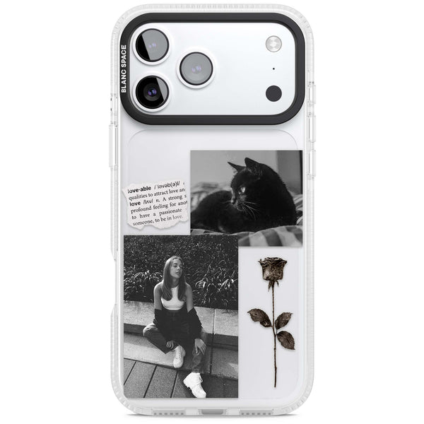 Personalised Black & White Scrapbook Photos