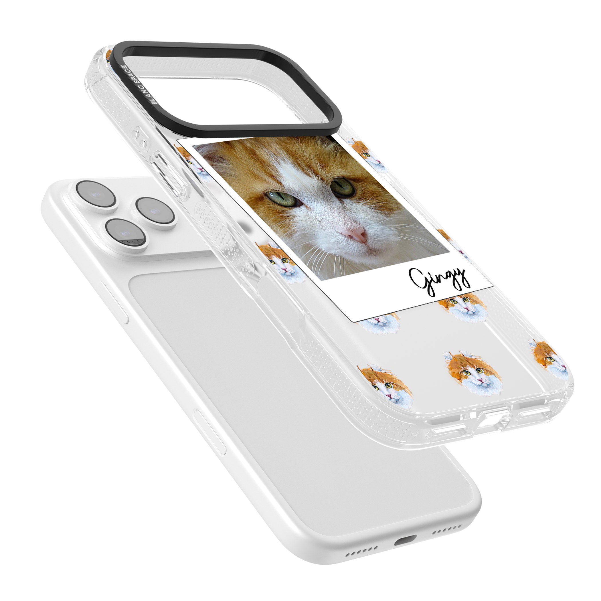 Personalised American Curl Photo iPhone 17 Pro Max Impact Air Clear Phone Case Colours