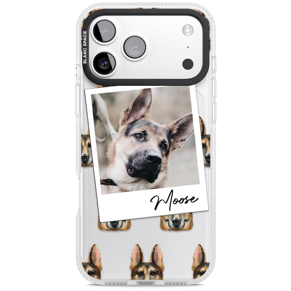 Personalised German Shepherd Instant Camera Photo