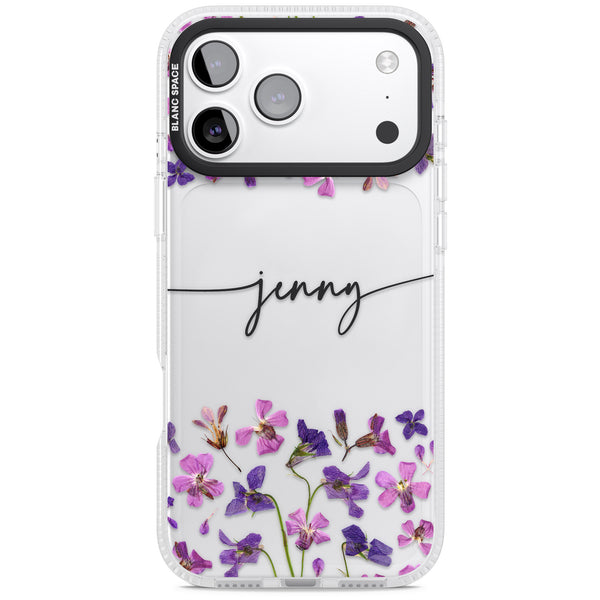 Personalised Purple Wildflowers