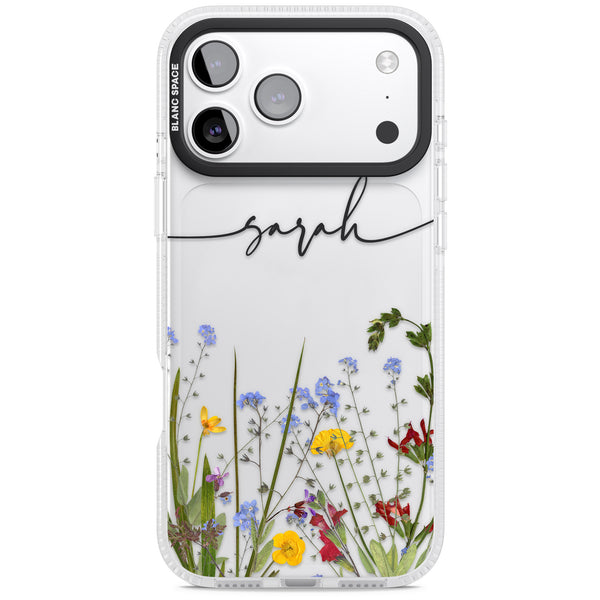 Personalised Wildflower Script