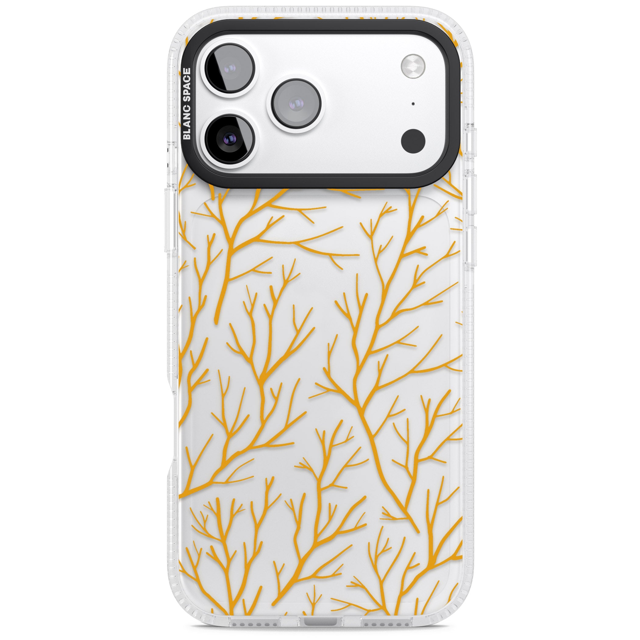 Personalised Bramble Branches iPhone 17 Pro Max Impact Air Clear Phone Case