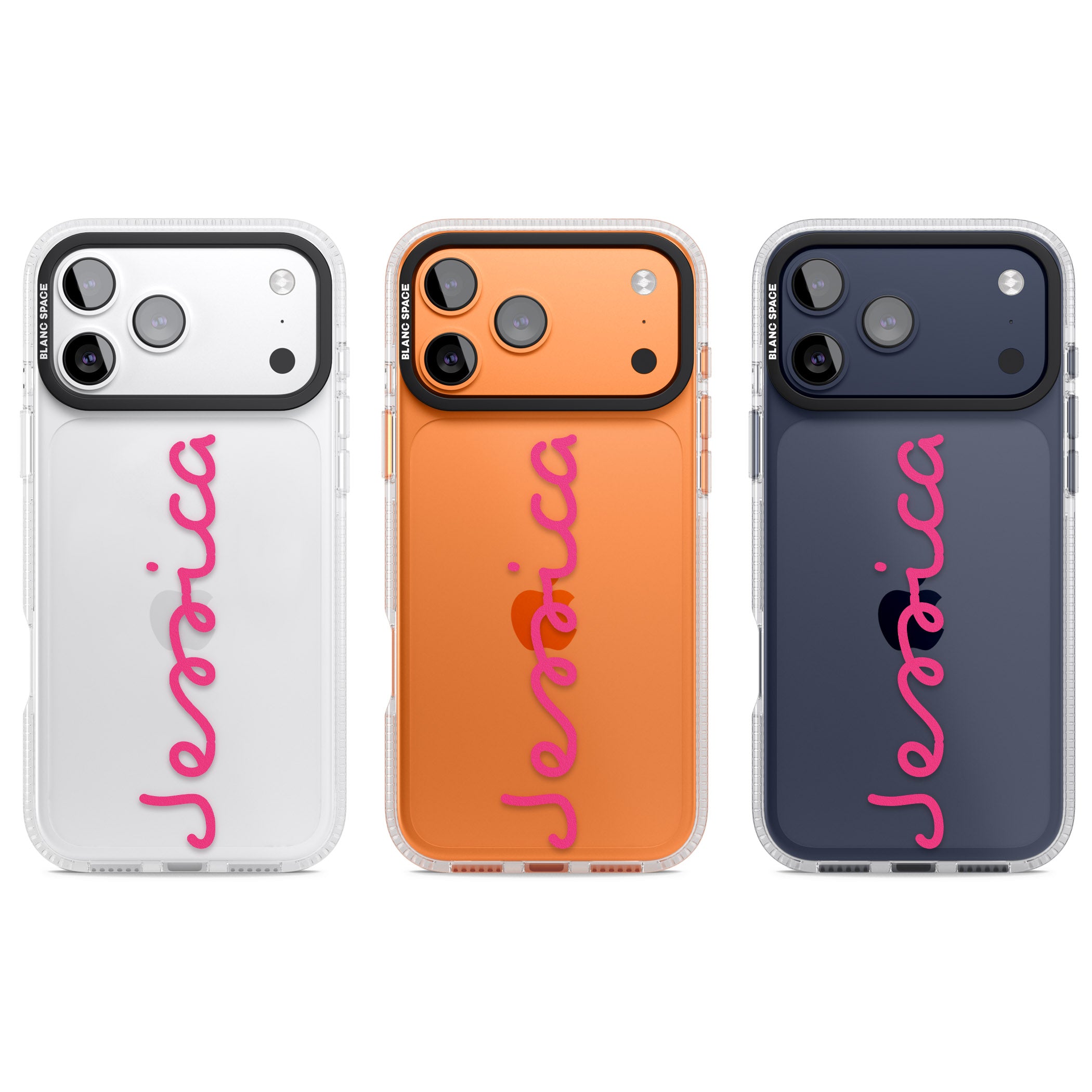 Personalised Summer Name iPhone 17 Pro Impact Air Clear Phone Case APT Impact Protection