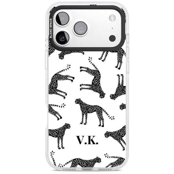Personalised Monochrome Cheetahs