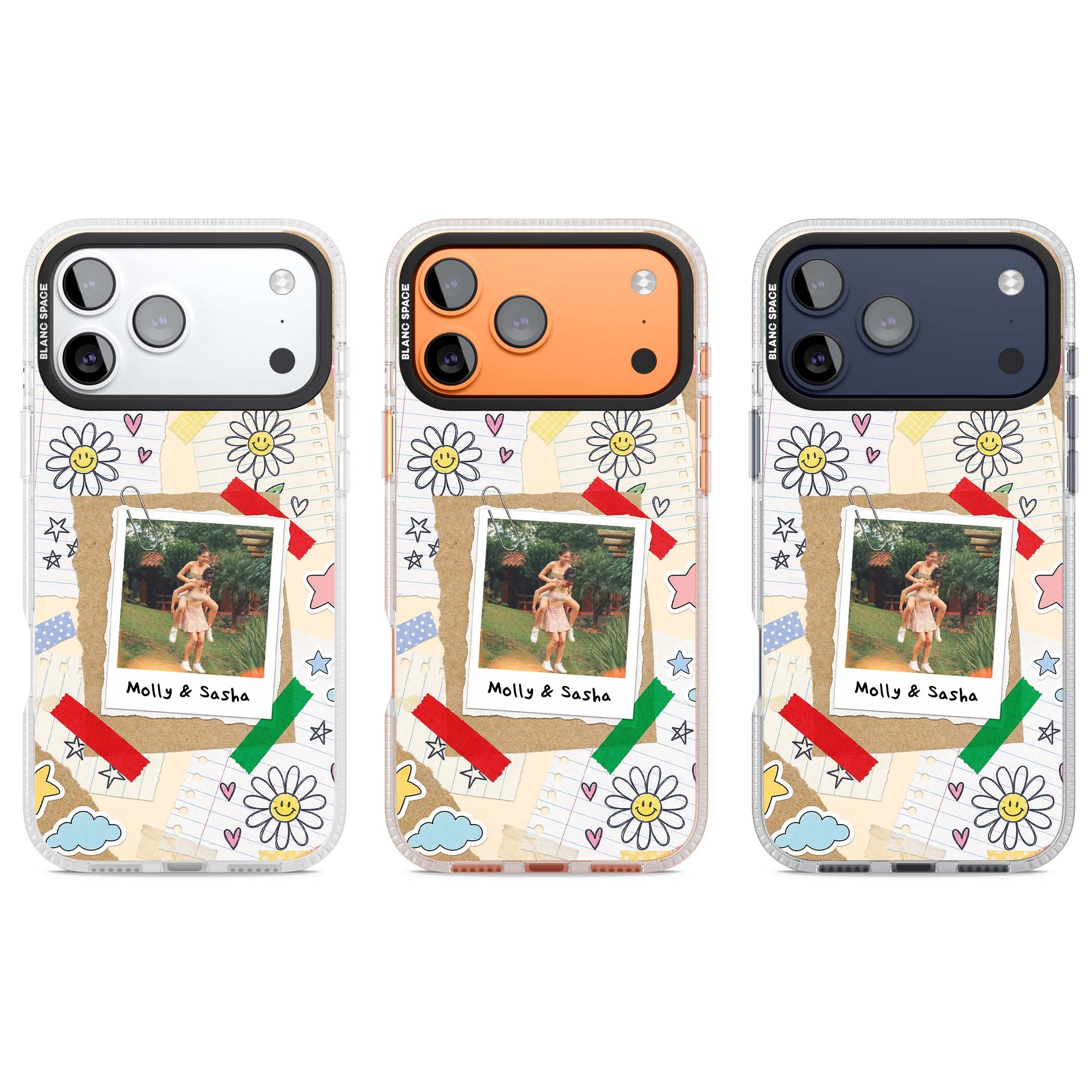Scrapbook Photo coquette iPhone case | Clear Case Impact Air case for iPhone 17 Pro, iPhone 17 Pro Max