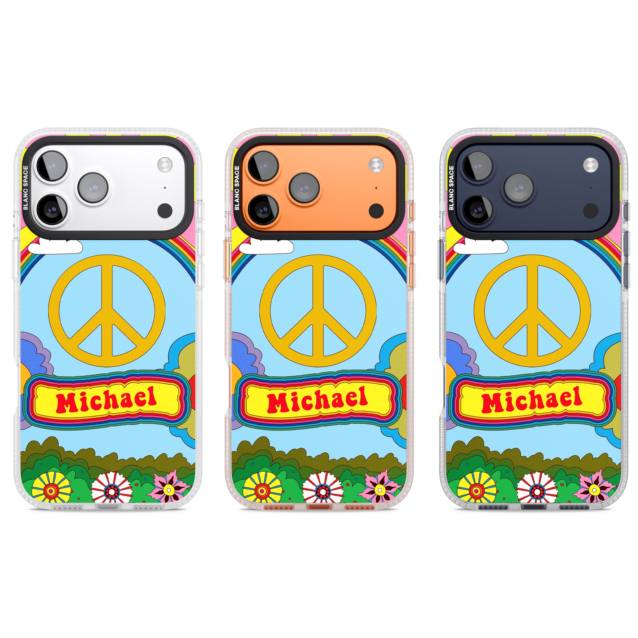 Personalised Happy Days iPhone 17 Pro Impact Air Clear Phone Case APT Impact Protection