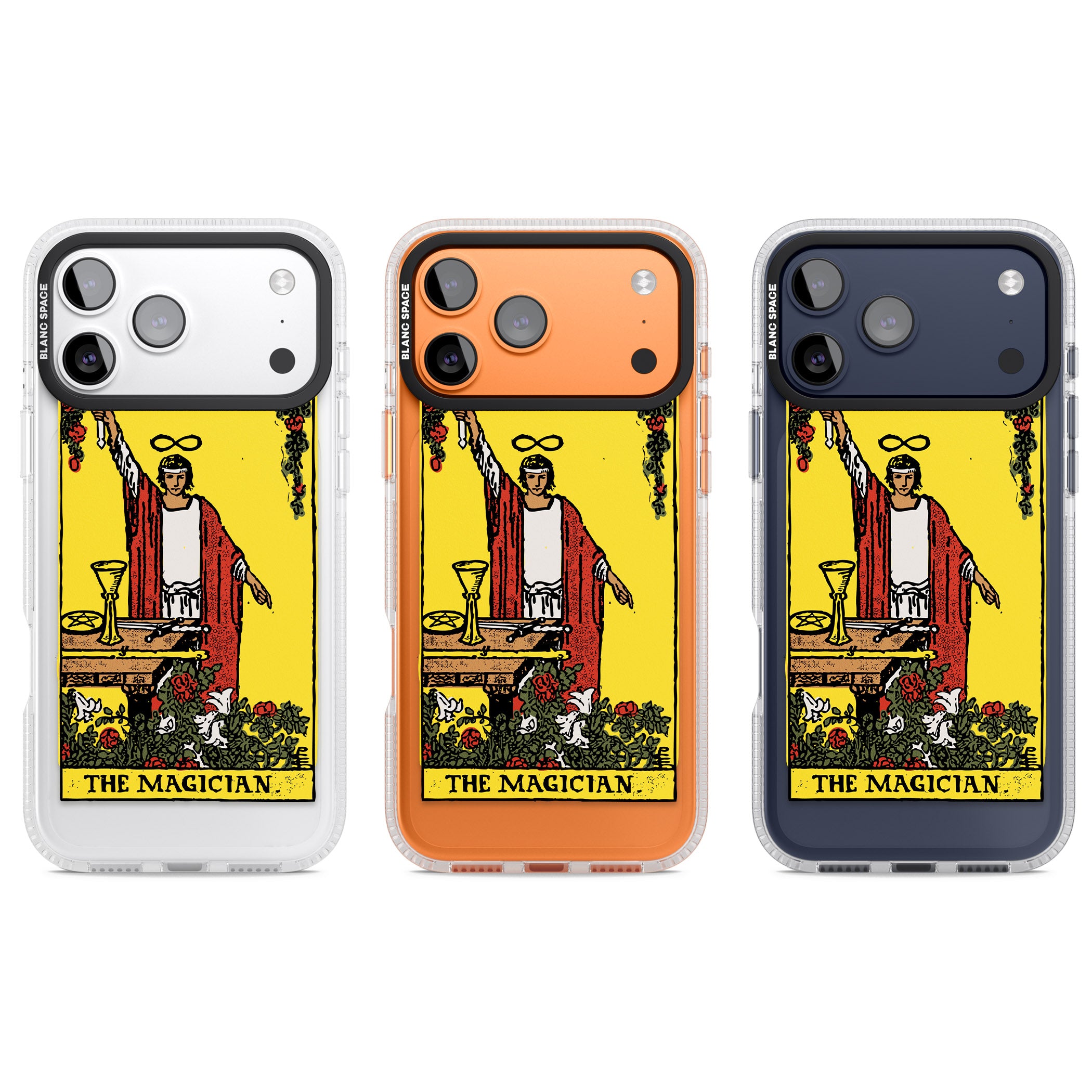 Personalised The Magician Tarot Card (Color) iPhone 17 Pro Impact Air Clear Phone Case APT Impact Protection