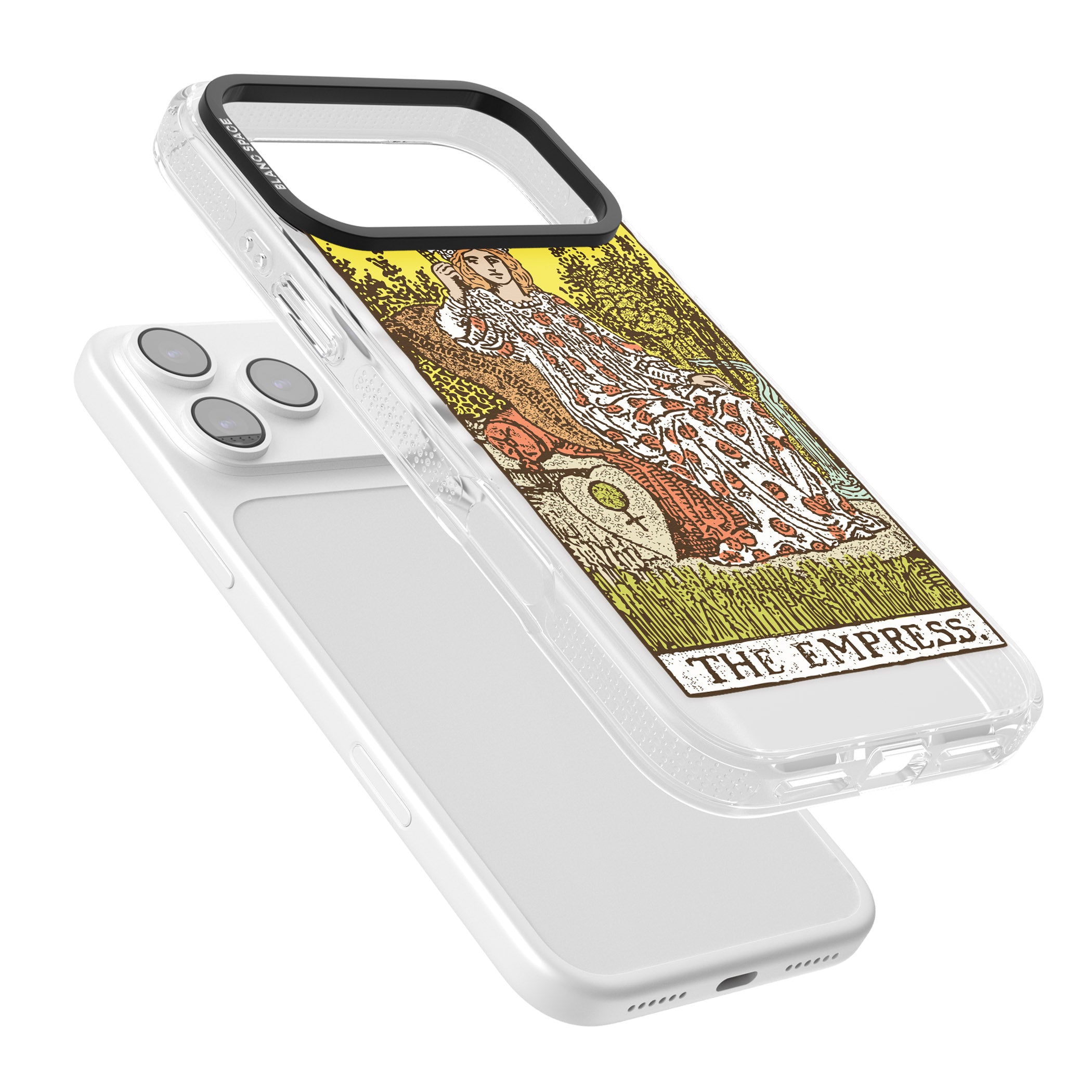 Personalised The Empress Tarot Card (Color) iPhone 17 Pro Max Impact Air Clear Phone Case Colours