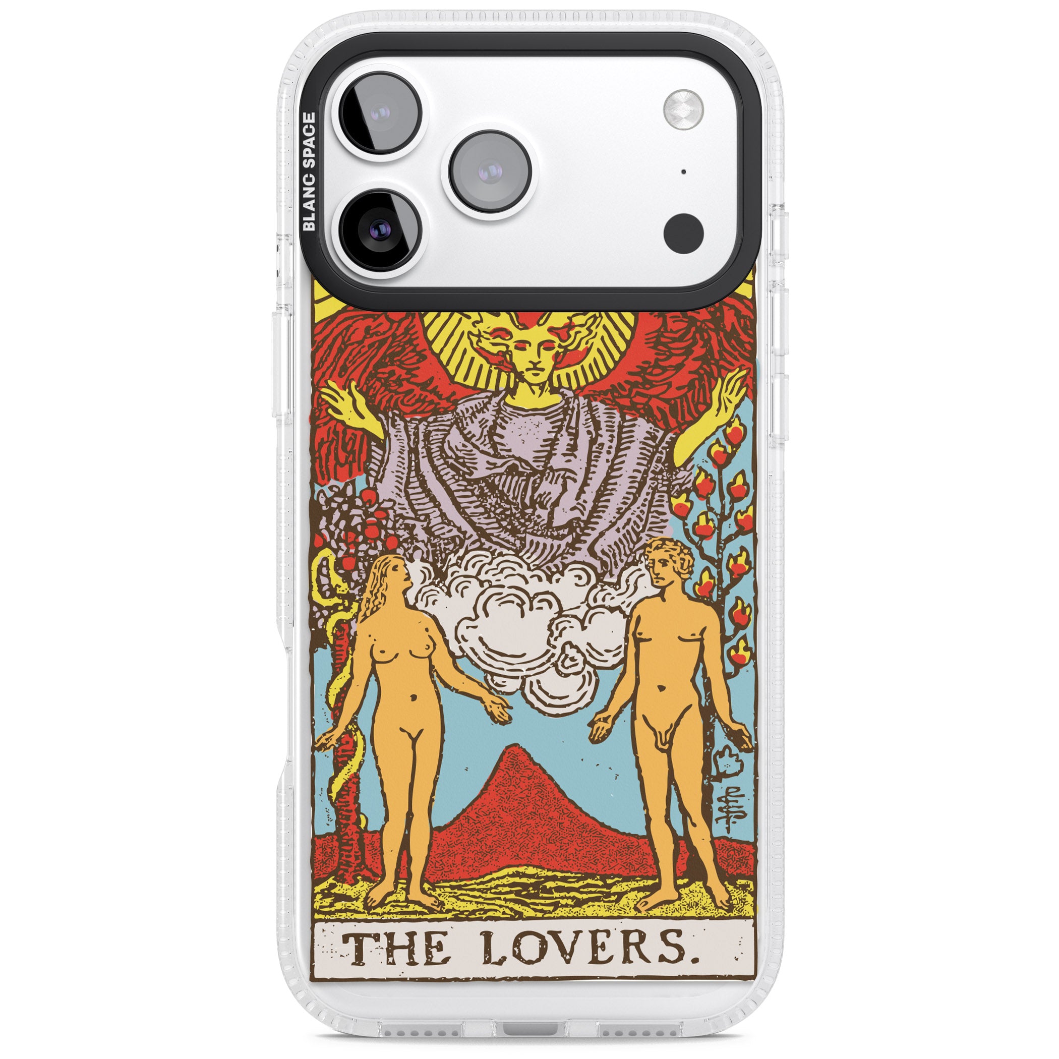Personalised The Lovers Tarot Card (Color) iPhone 17 Pro Max Impact Air Clear Phone Case