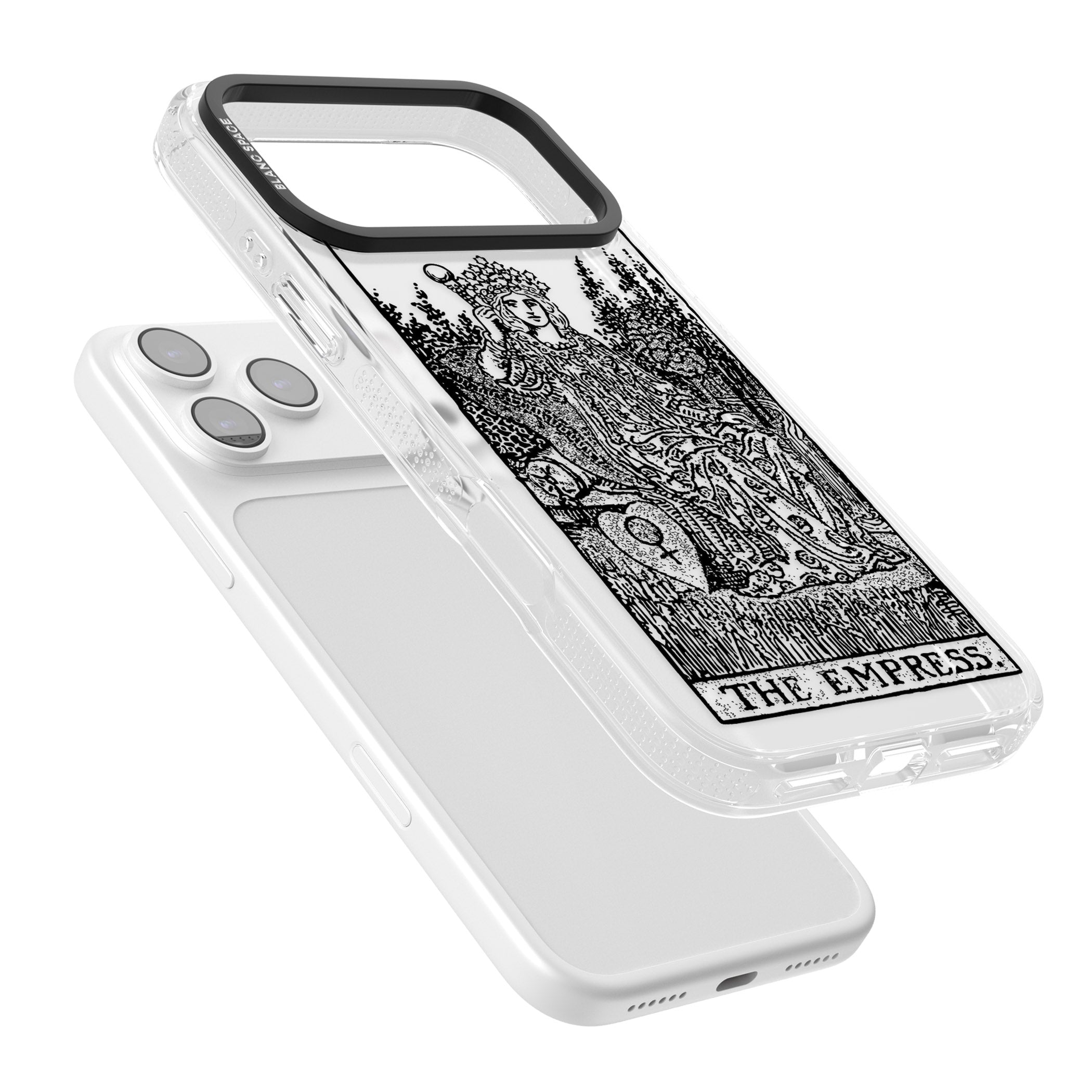 Personalised The Empress Tarot Card (Clear) iPhone 17 Pro Max Impact Air Clear Phone Case Colours