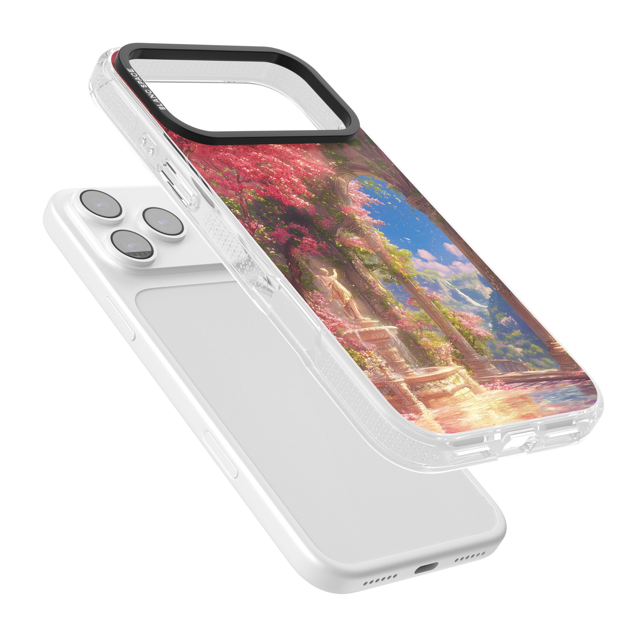 Castle Blossom iPhone 17 Pro Max Impact Air Clear Phone Case Colours