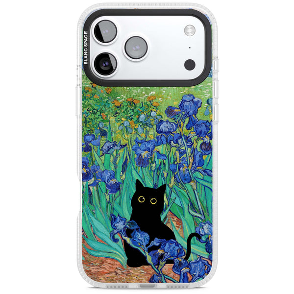 Cat in Van Gogh's Irises