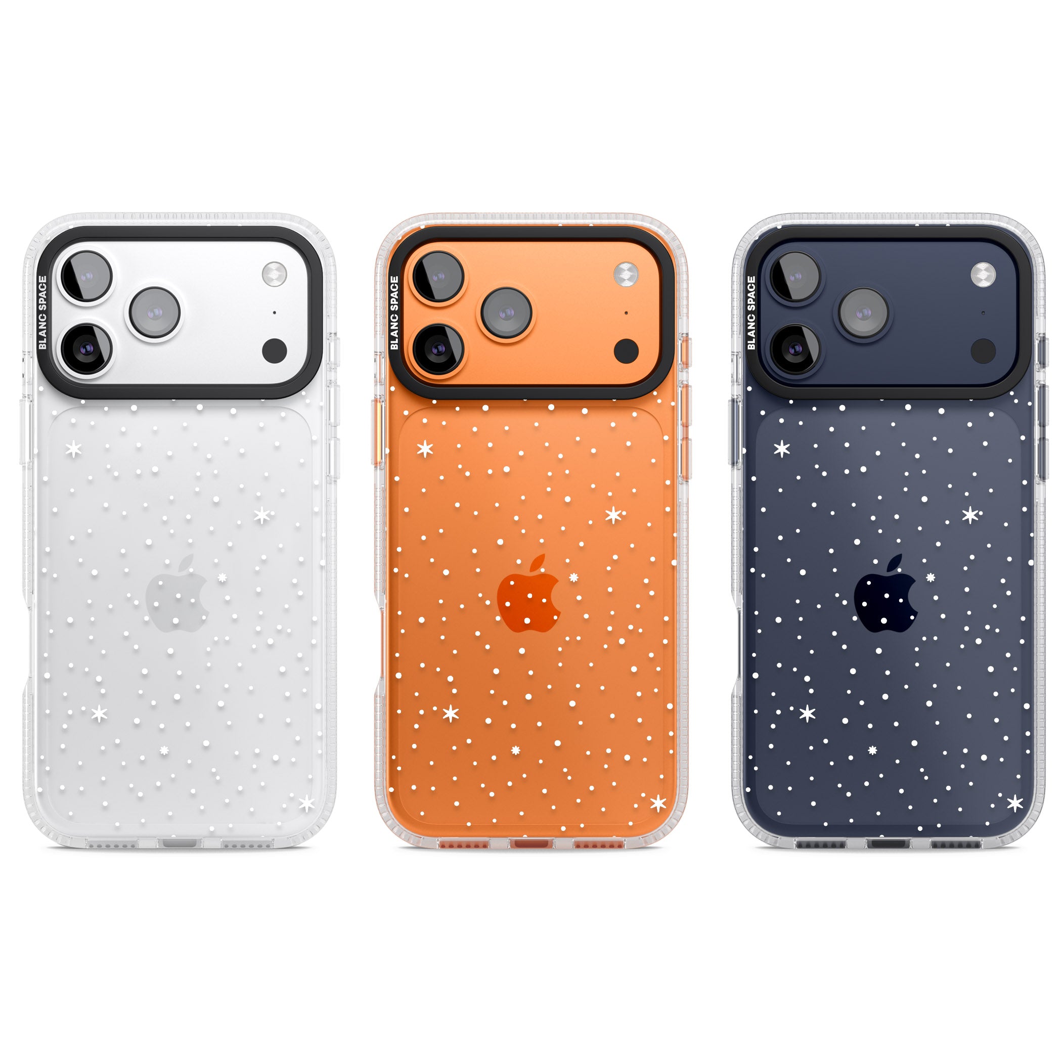 Celestial Starry Sky (White) iPhone 17 Pro Impact Air Clear Phone Case APT Impact Protection