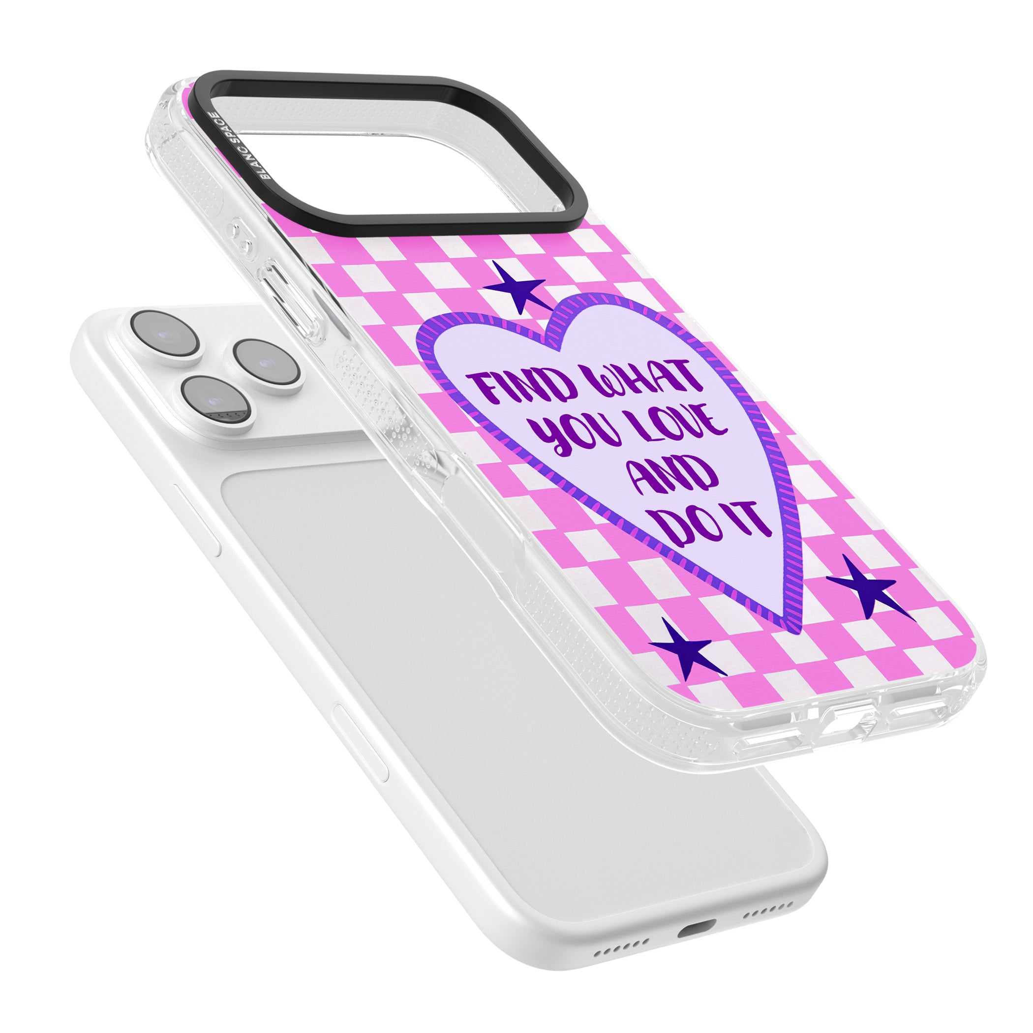 Find What You Love iPhone 17 Pro Max Impact Air Clear Phone Case Colours
