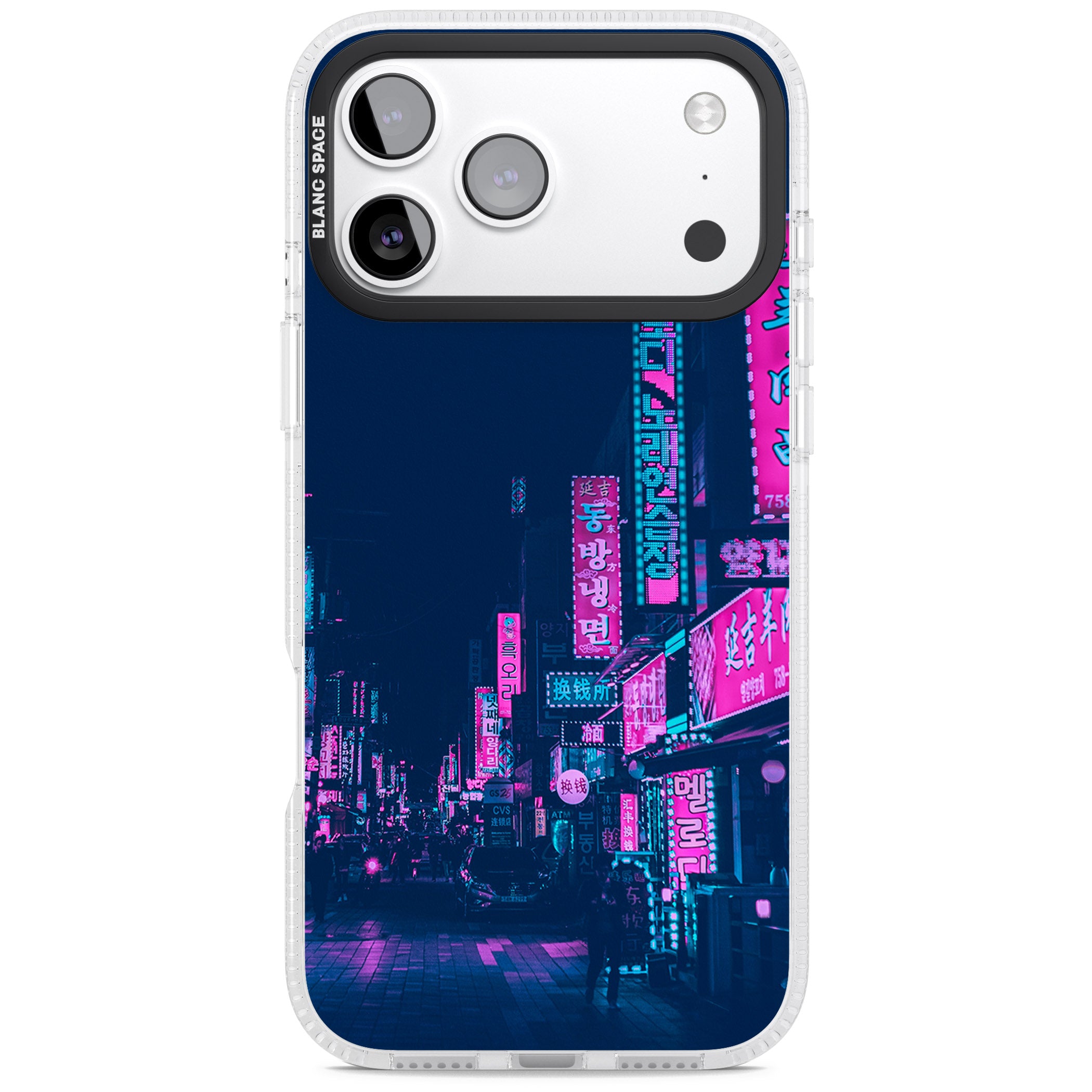 Neon Nights iPhone 17 Pro Max Impact Air Clear Phone Case