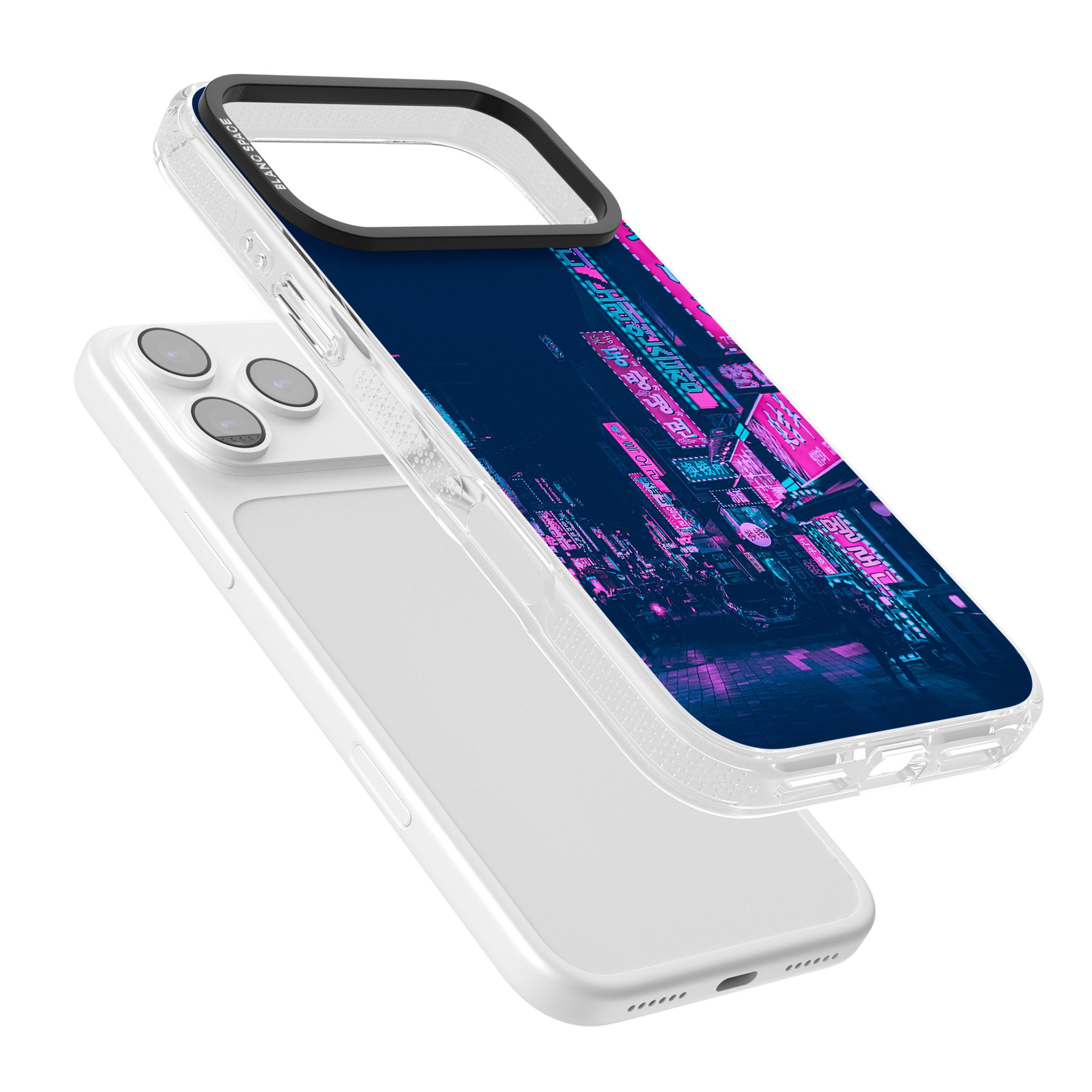 Neon Nights iPhone 17 Pro Max Impact Air Clear Phone Case Colours