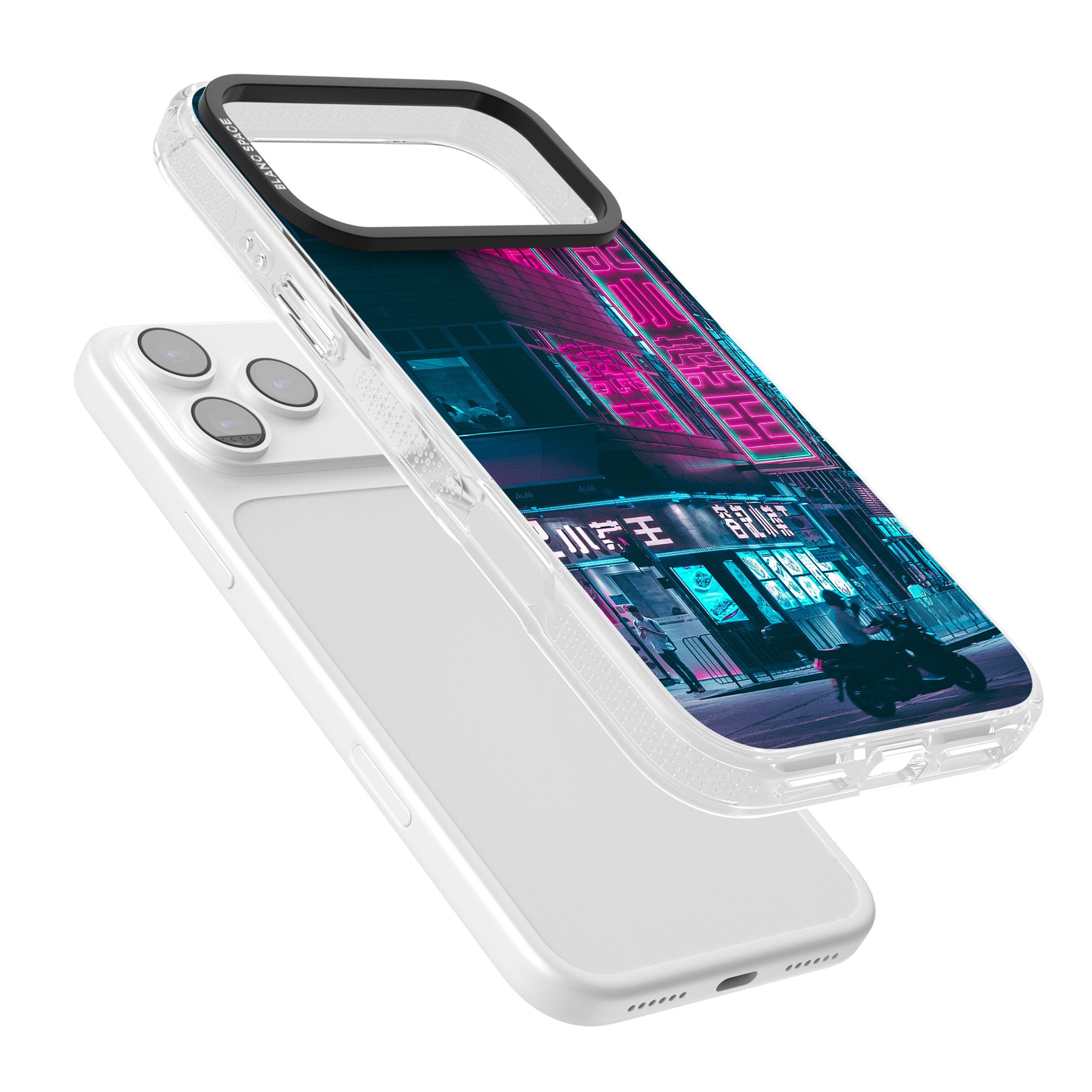 Neon City Ride iPhone 17 Pro Max Impact Air Clear Phone Case Colours