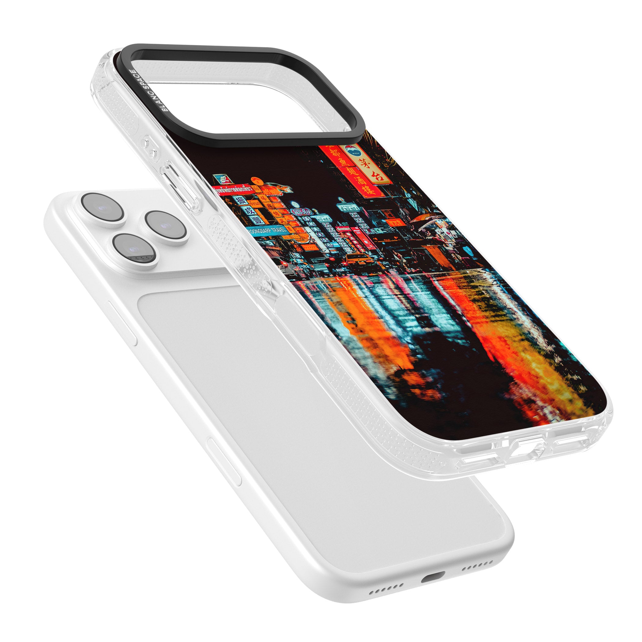 Neon City iPhone 17 Pro Max Impact Air Clear Phone Case Colours