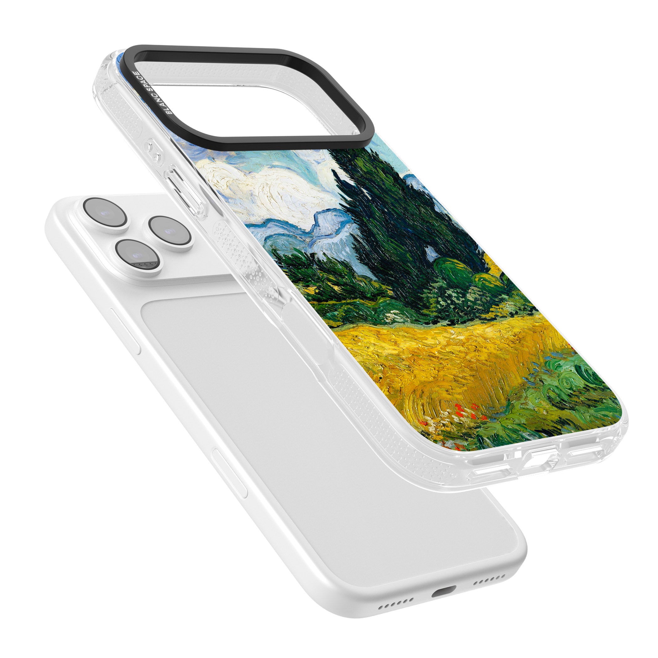Wheat Field With Cypresses By Vincent Van Gogh iPhone 17 Pro Max Impact Air Clear Phone Case Colours