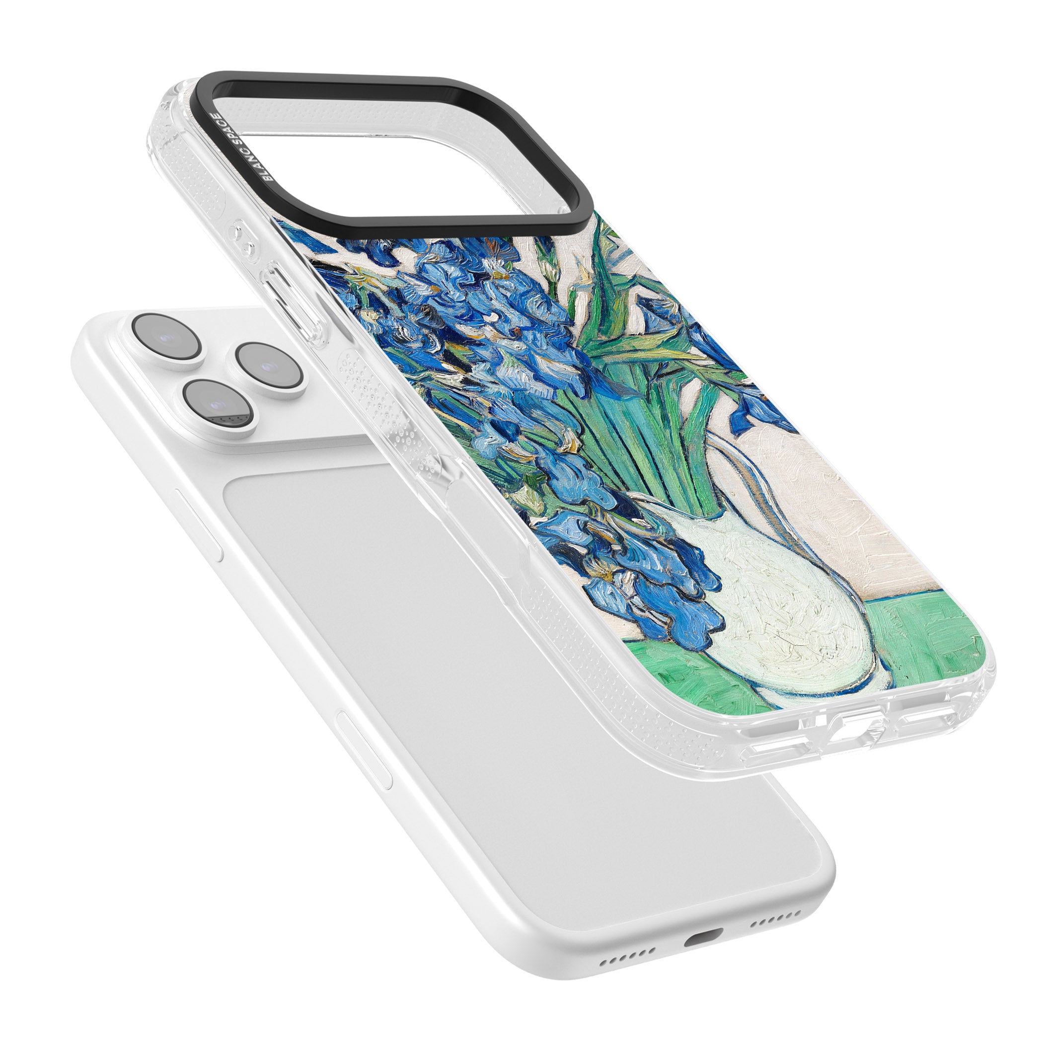 Irises By Vincent Van Gogh iPhone 17 Pro Max Impact Air Clear Phone Case Colours