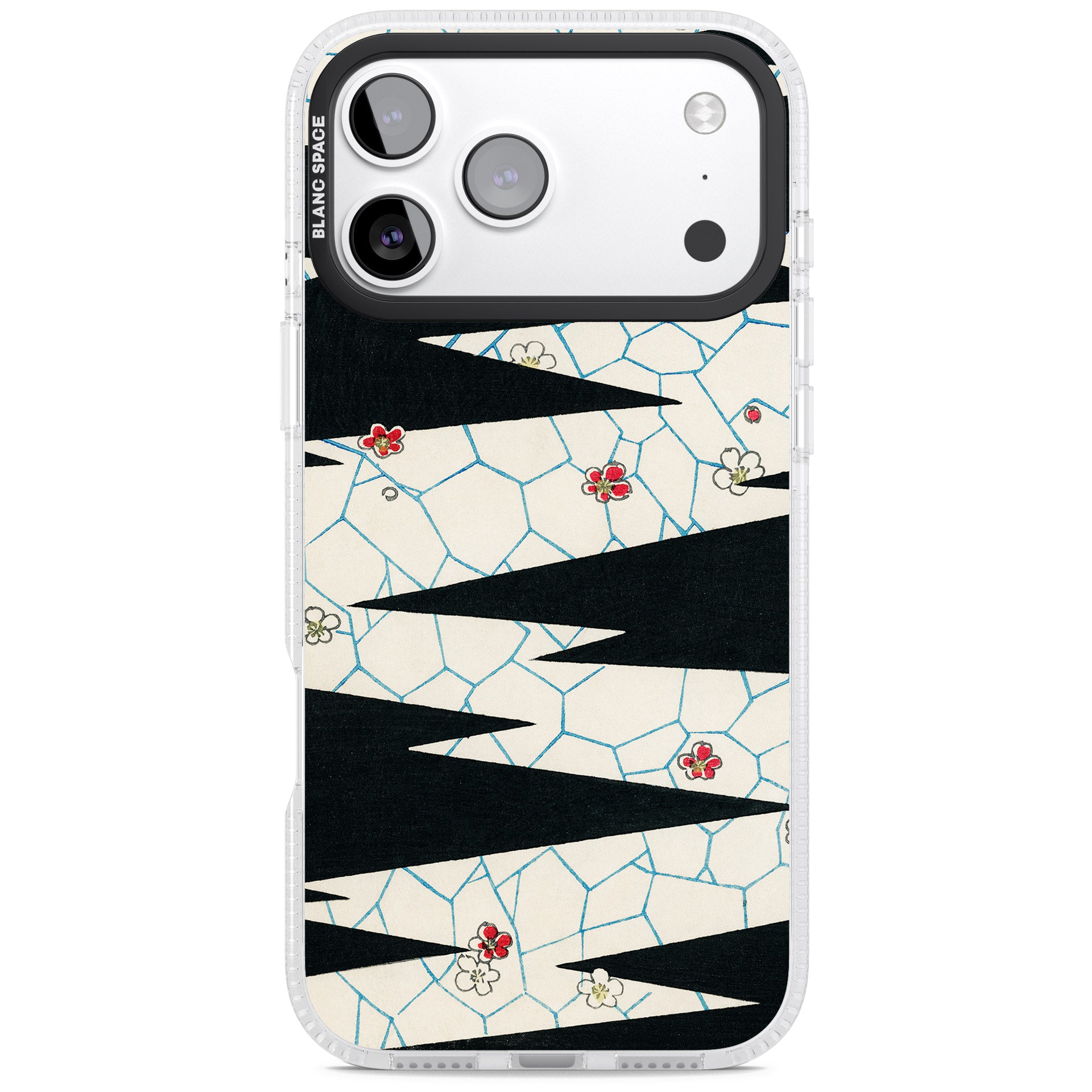 Japanese Flowers By Bijutsu Sekai iPhone 17 Pro Max Impact Air Clear Phone Case