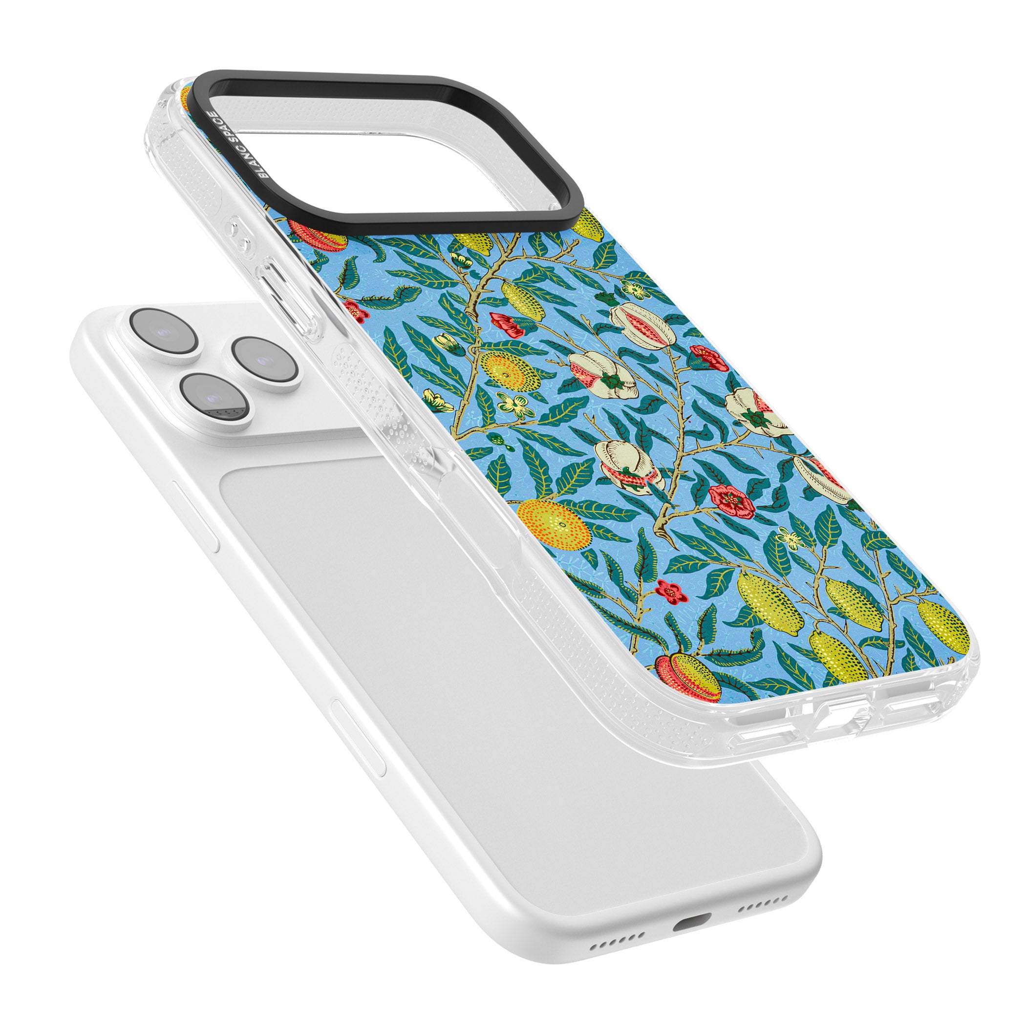 Vintage Fruits iPhone 17 Pro Max Impact Air Clear Phone Case Colours