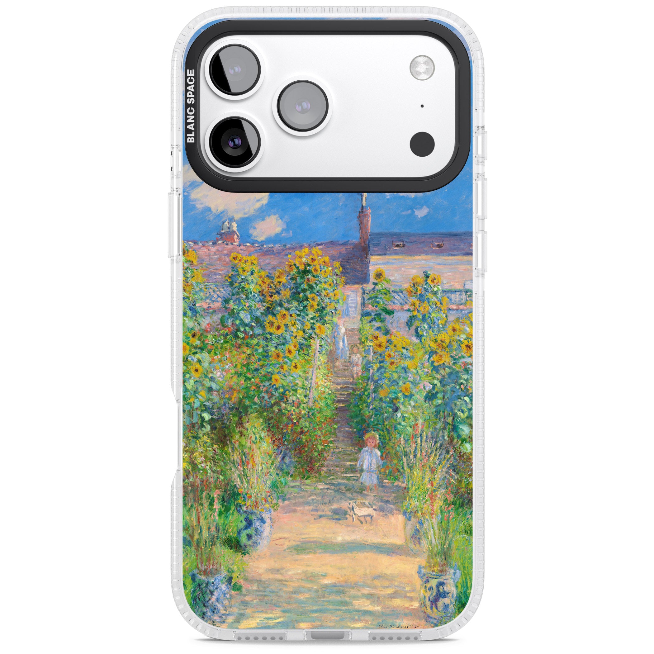 Garden at Vetheuil iPhone 17 Pro Max Impact Air Clear Phone Case