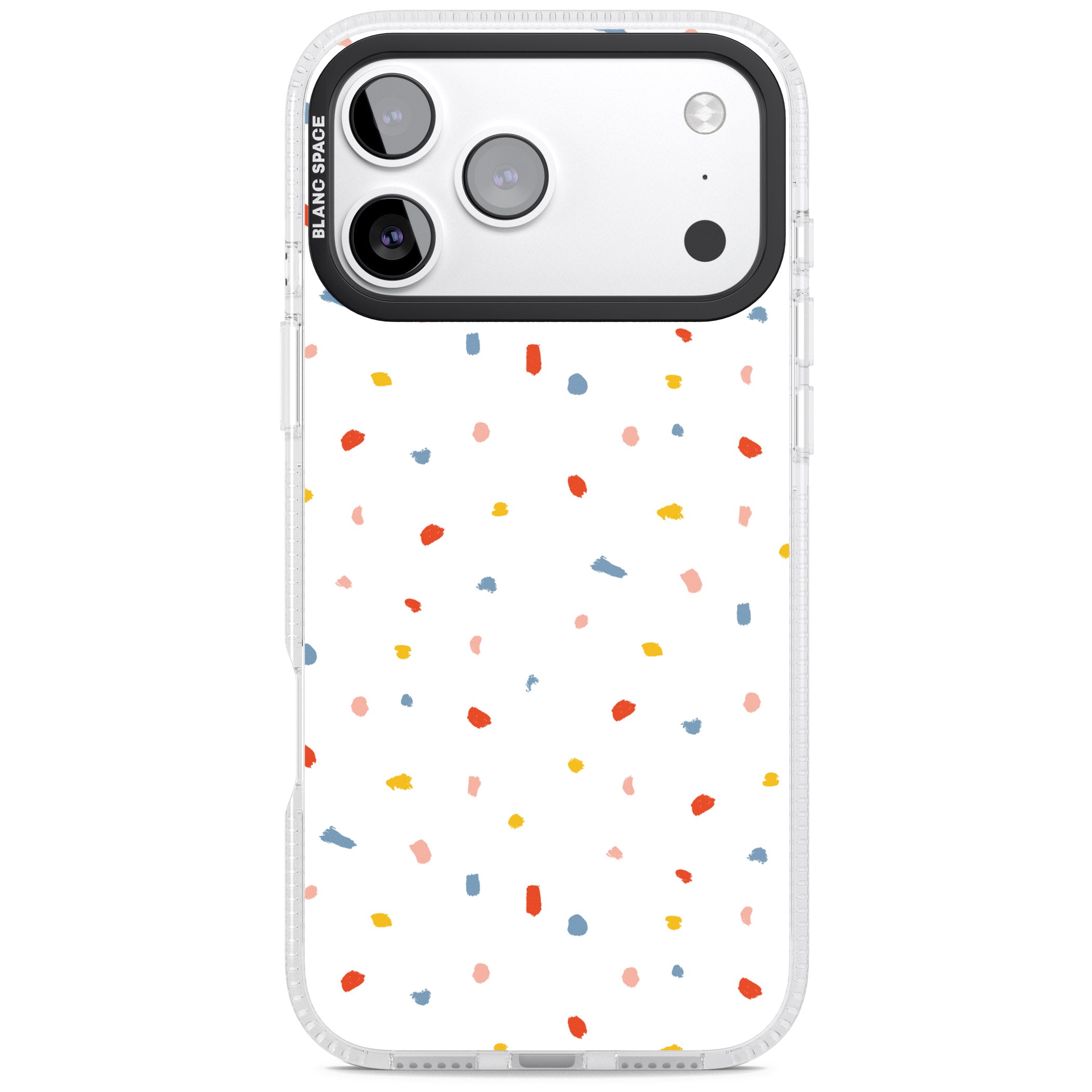 Confetti Speckle iPhone 17 Pro Max Impact Air Clear Phone Case